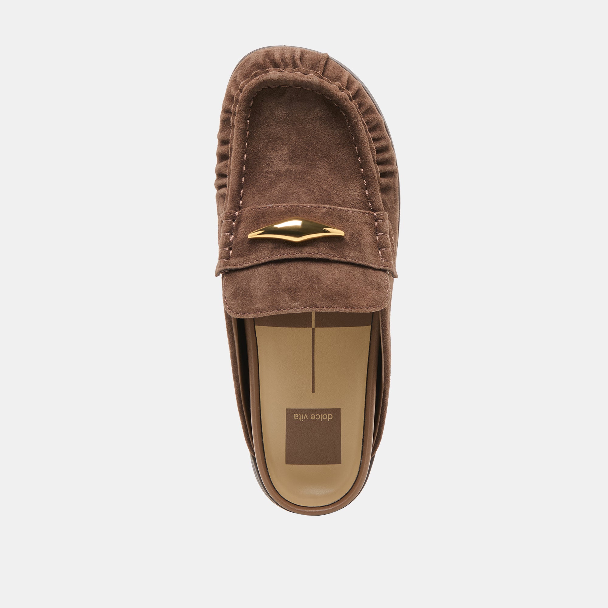 JODERO FLATS DK BROWN SUEDE - Image 10