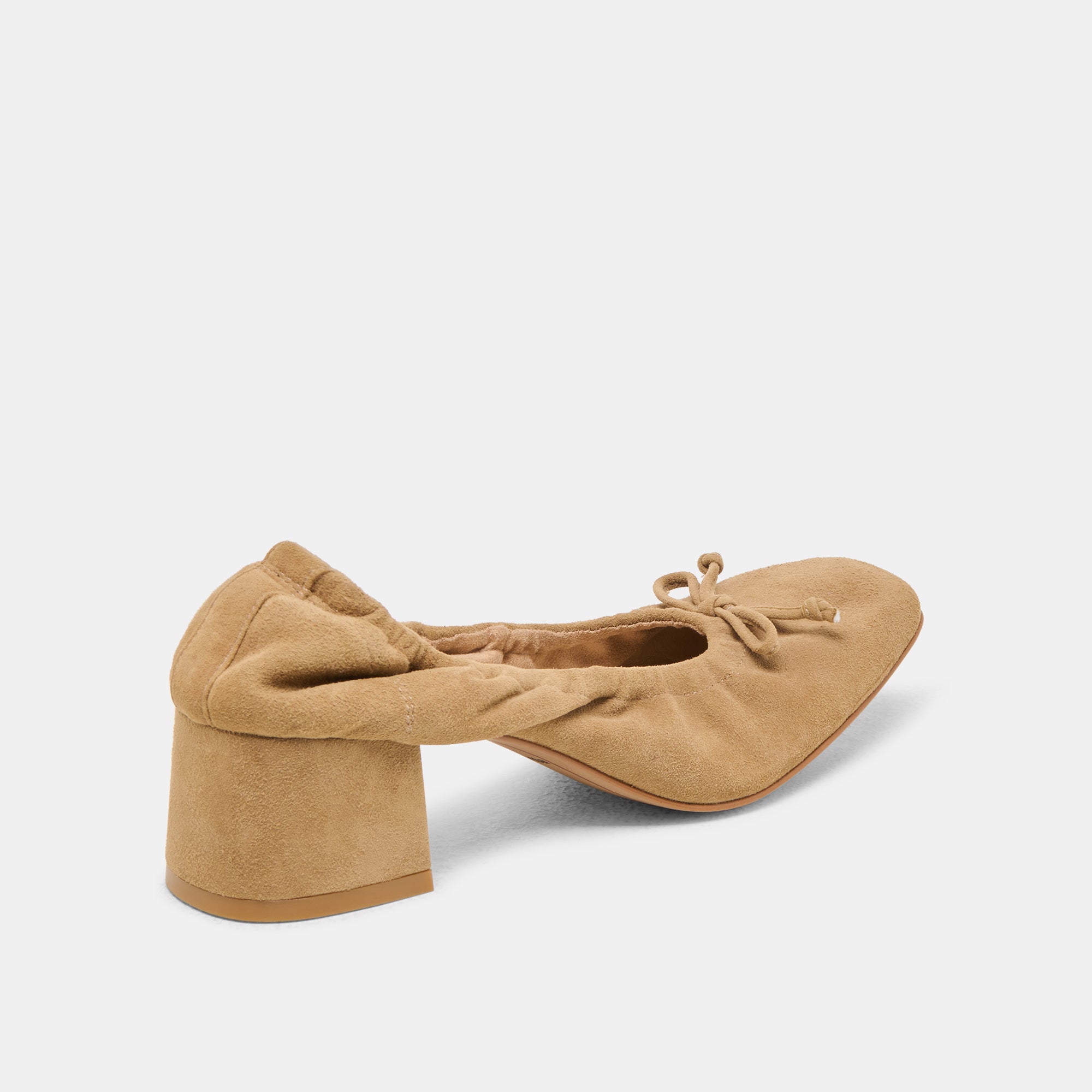 KARMIN HEELS DK TAUPE SUEDE - Image 3
