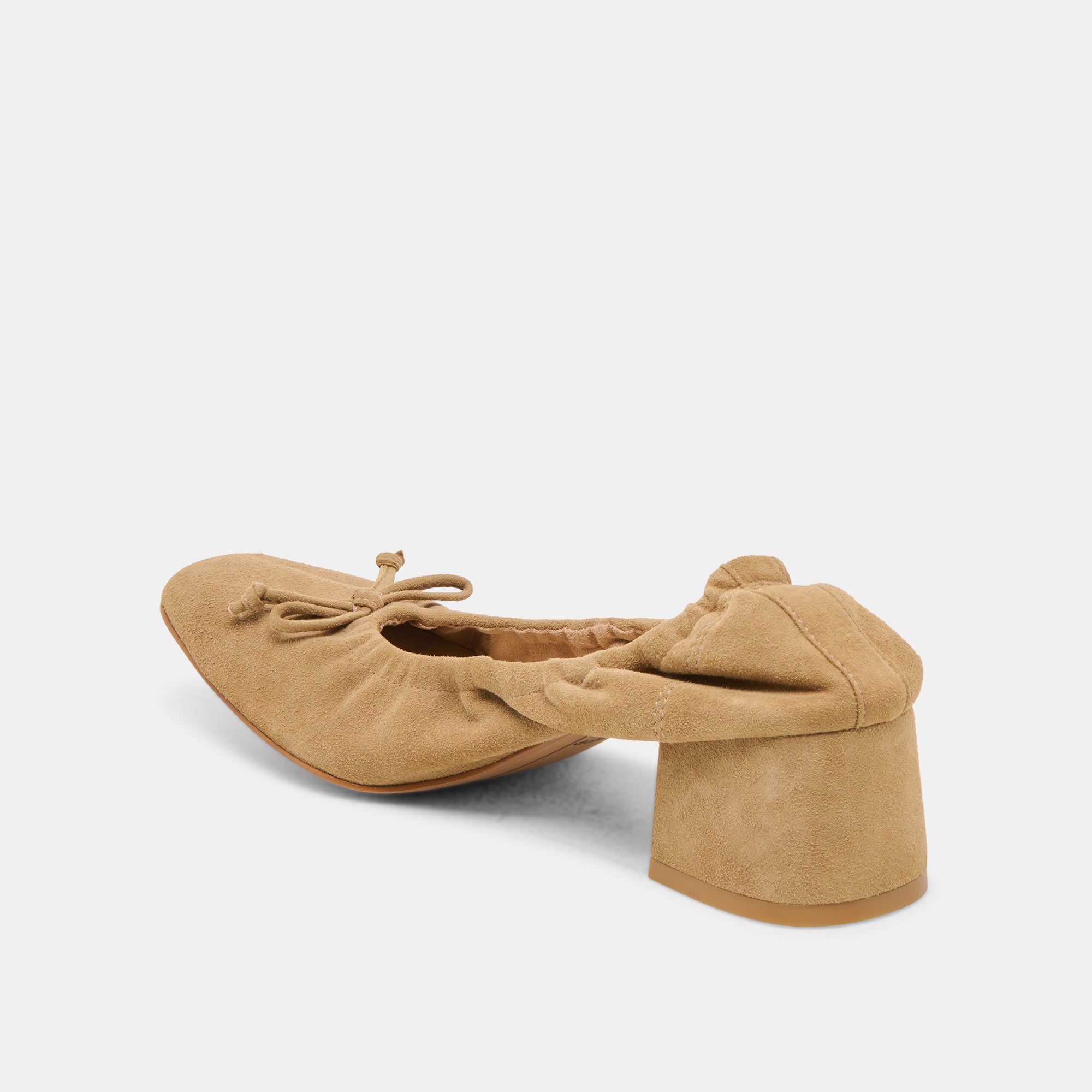 KARMIN HEELS DK TAUPE SUEDE - Image 5