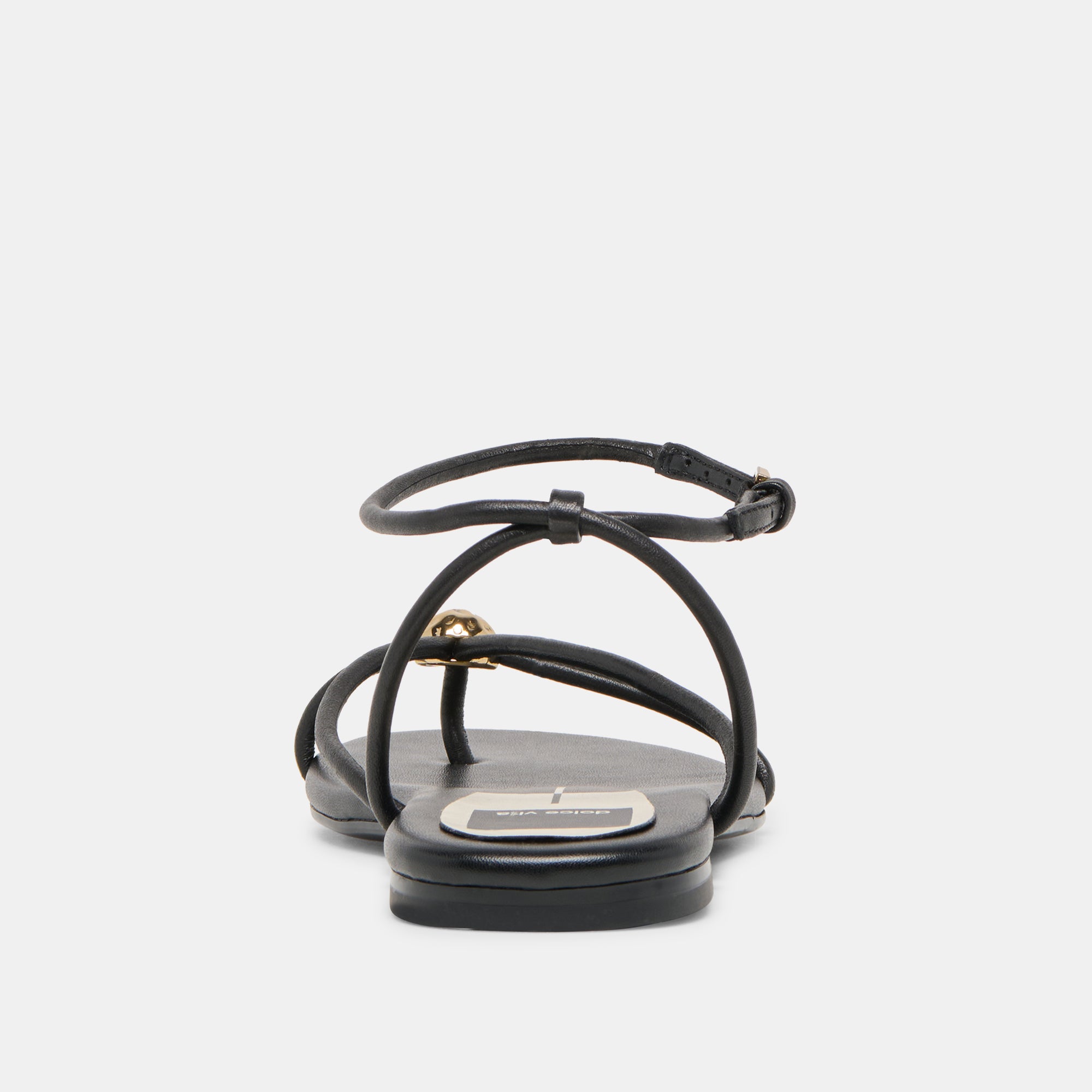 KENLEY SANDALS BLACK LEATHER - Image 7