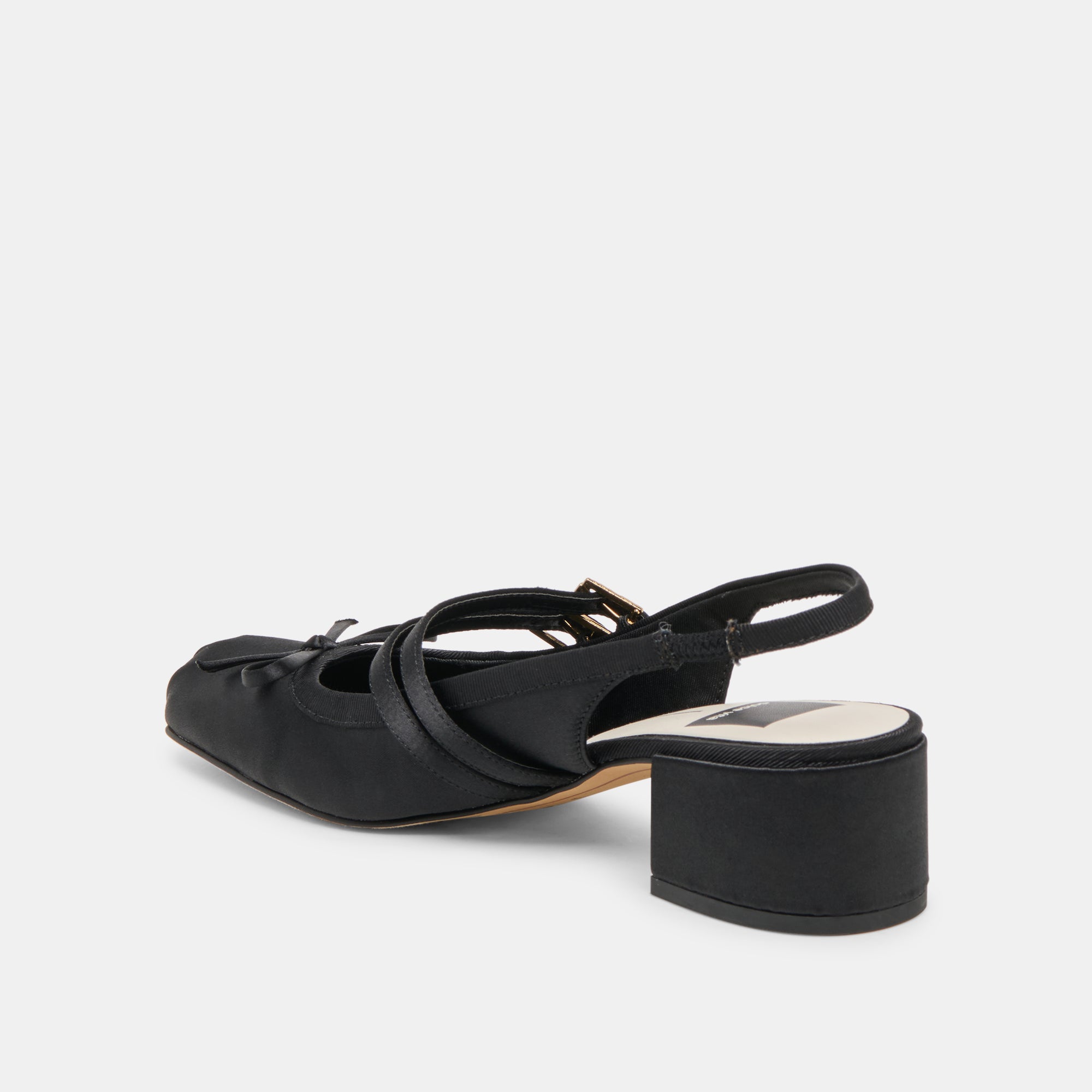 LORIS HEELS ONYX SATIN - Image 7