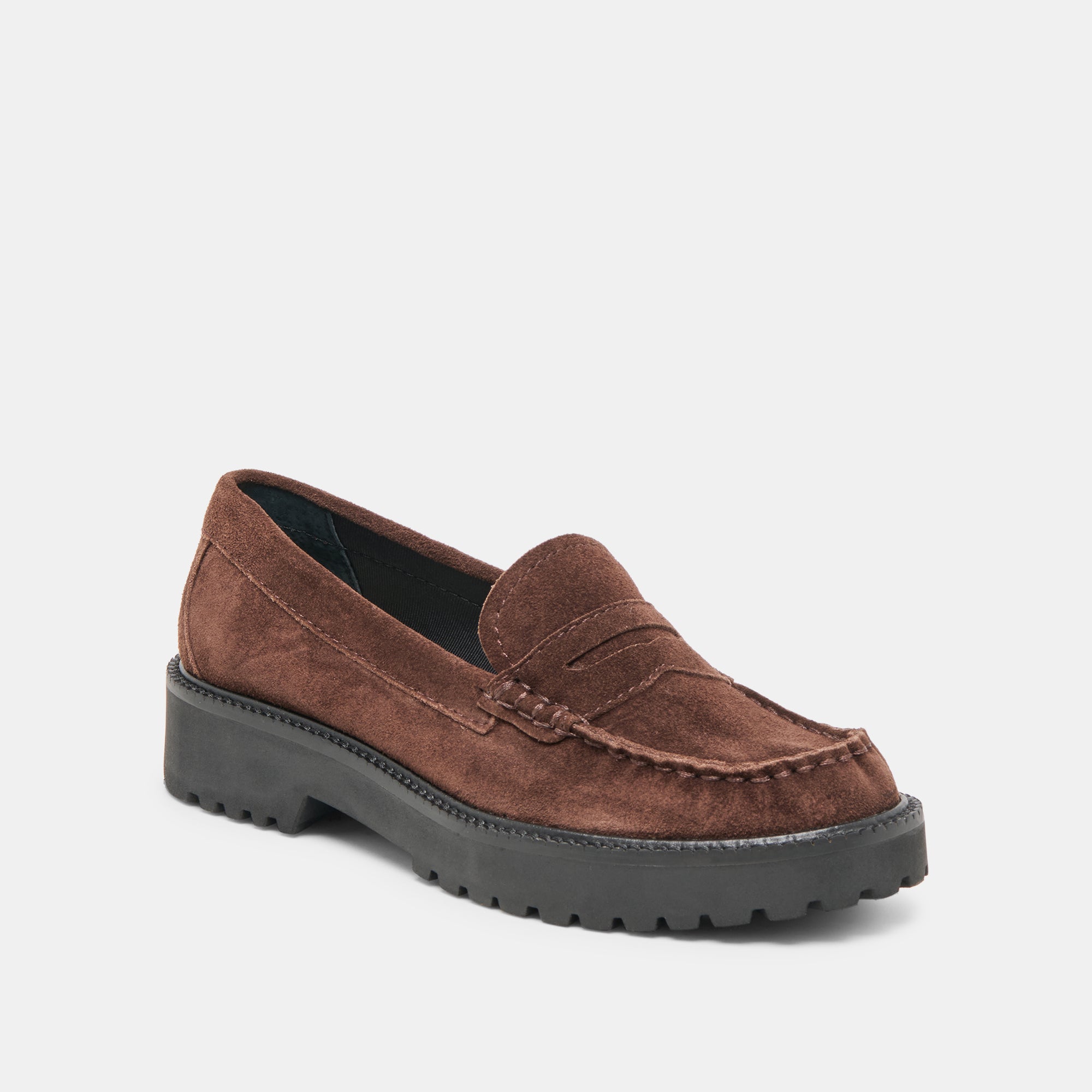 MEREK LOAFERS DK BROWN SUEDE - Image 3