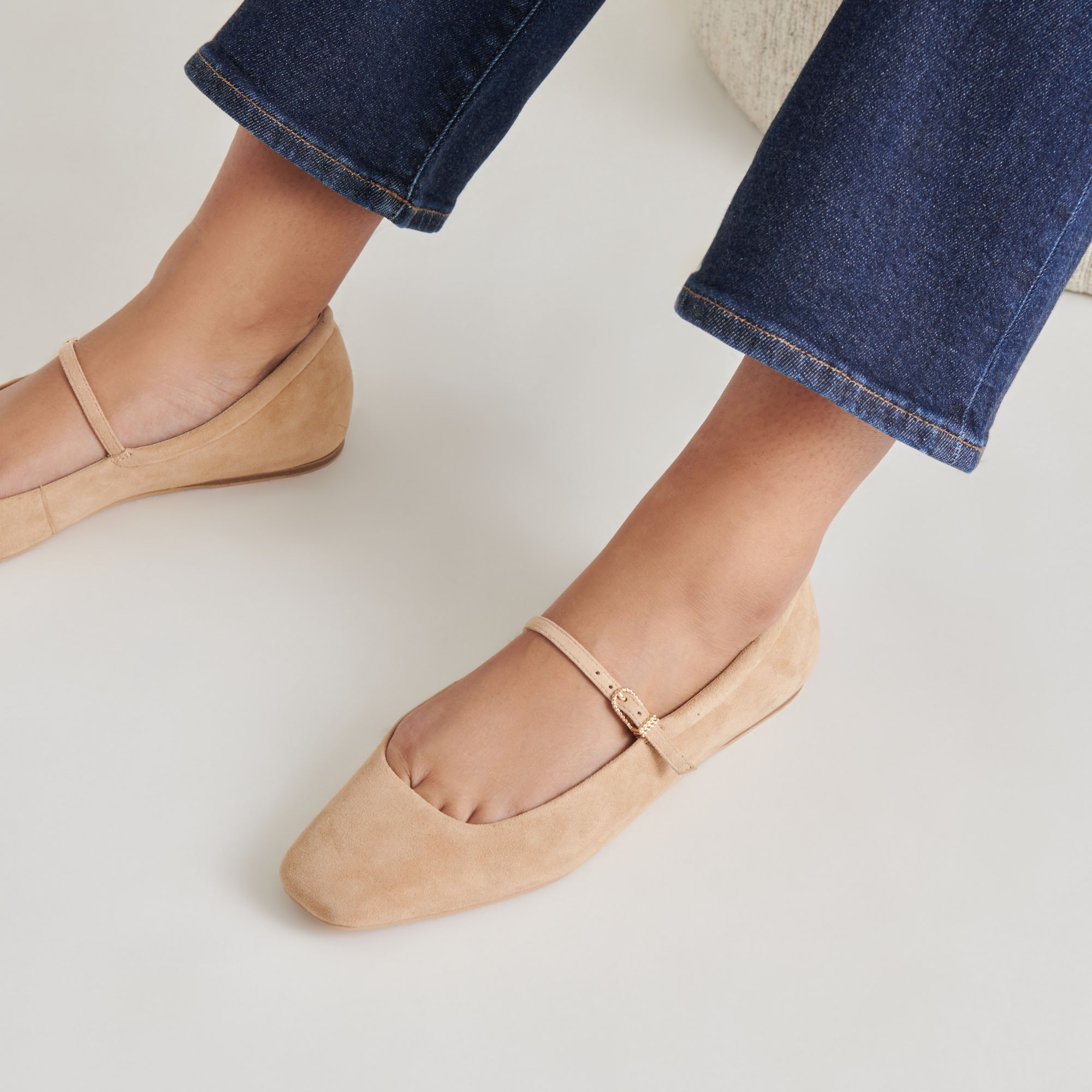 REYES BALLET FLATS BAMBOO SUEDE - Image 4