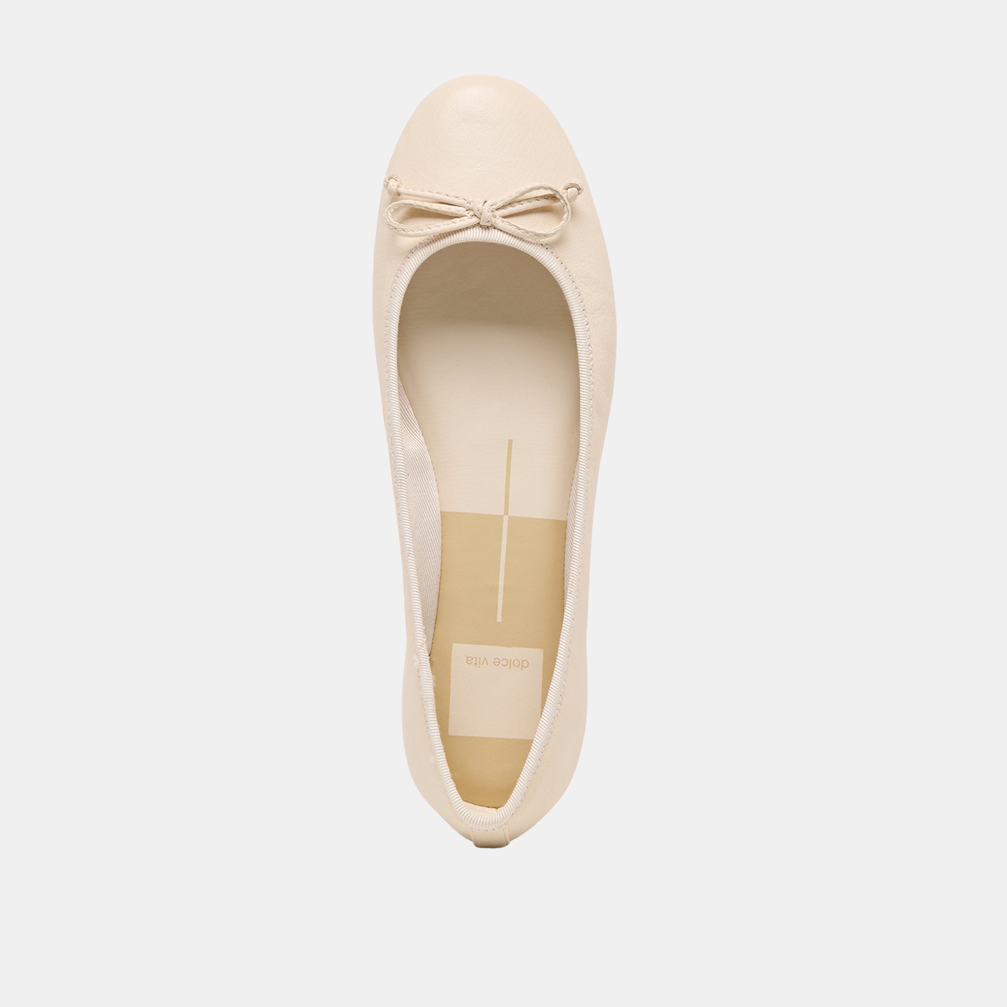 RITLA WIDE BALLET FLATS BONE LEATHER - Image 8