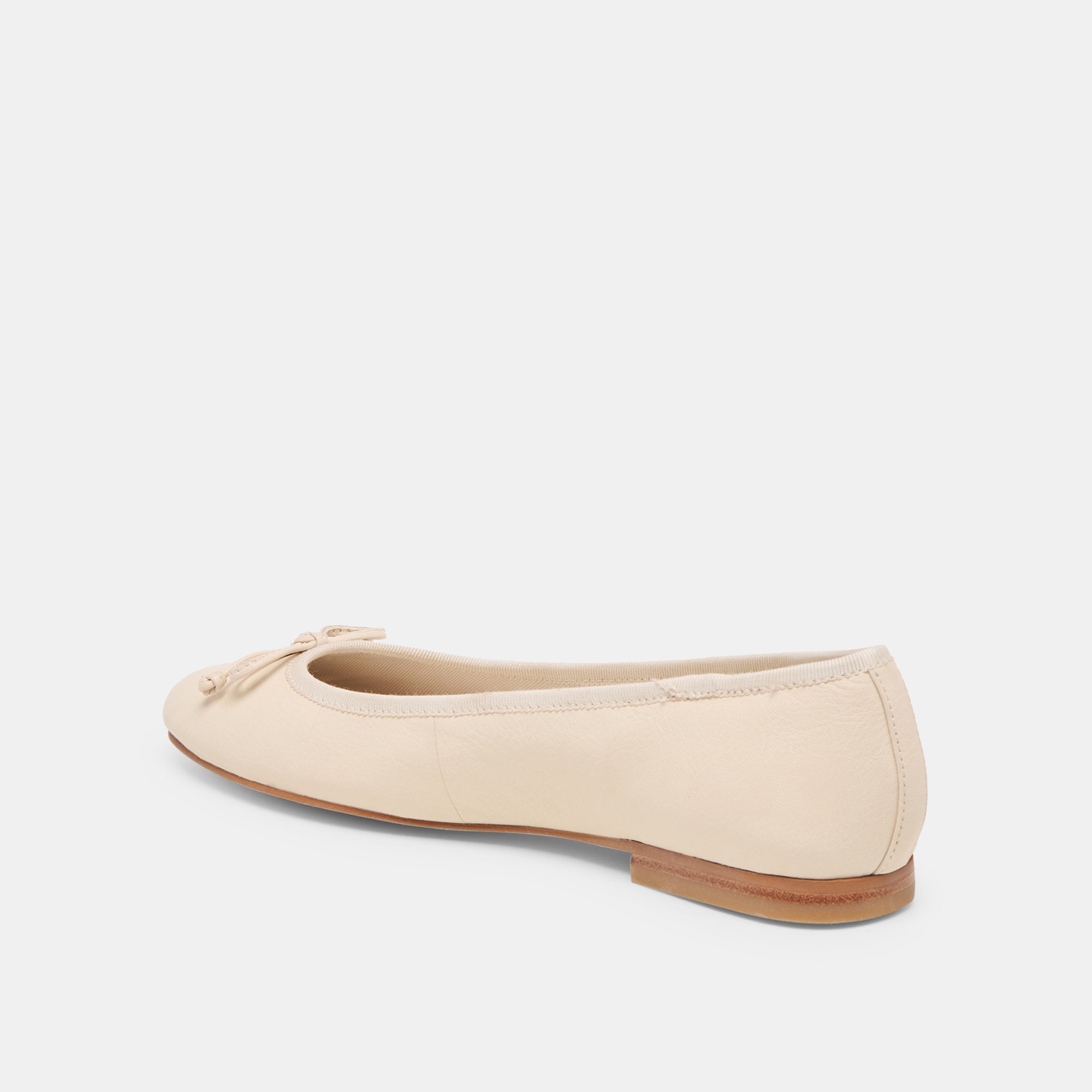 RITLA WIDE BALLET FLATS BONE LEATHER - Image 5