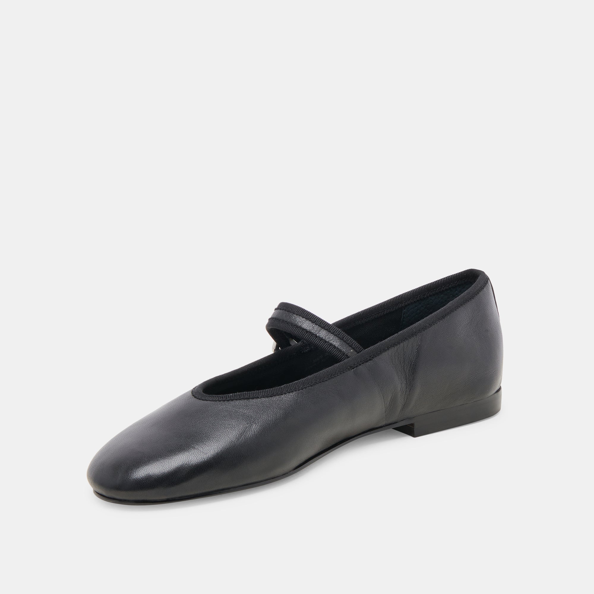 ROSLYN BALLET FLATS BLACK LEATHER - Image 7