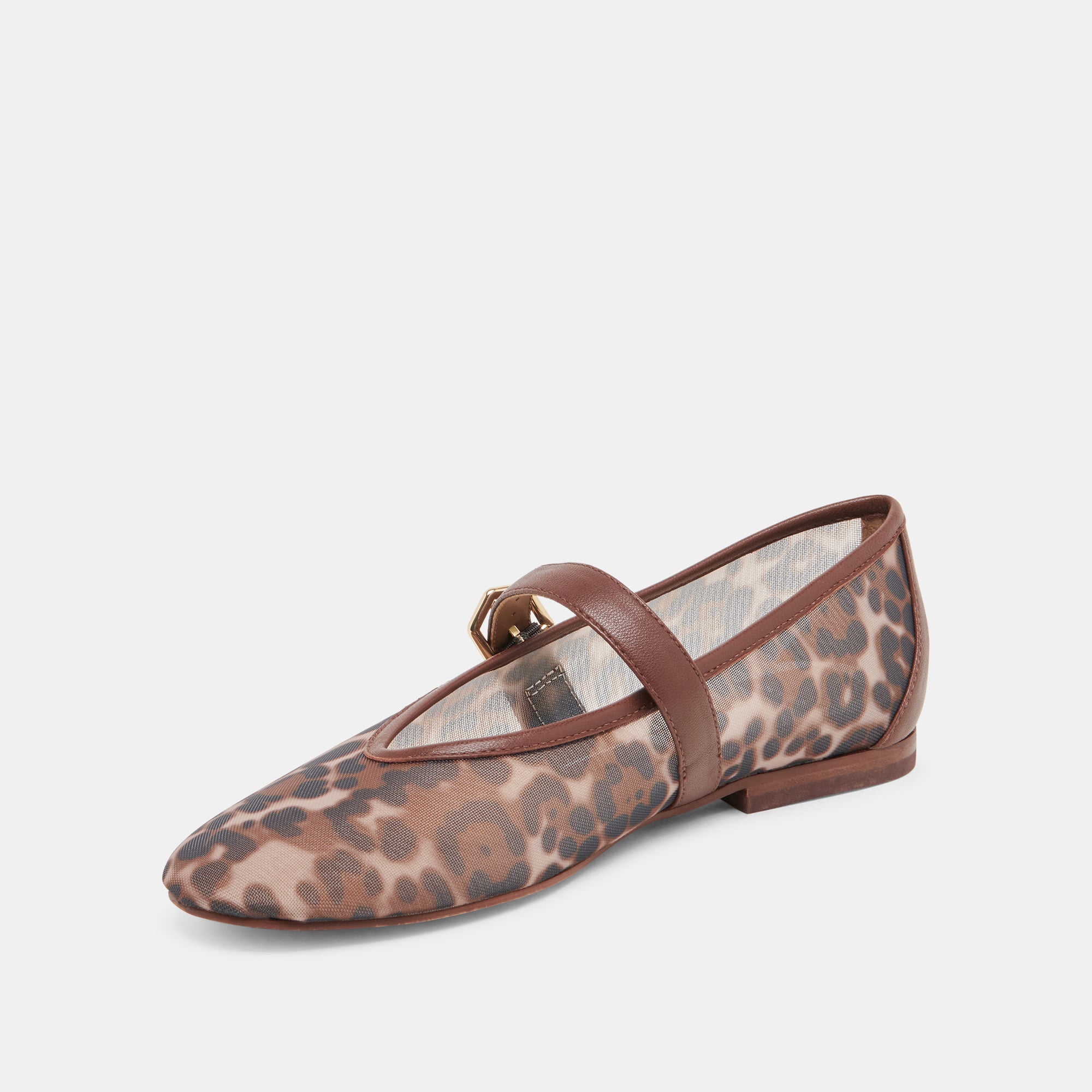 ROSLYN BALLET FLATS LEOPARD MESH - Image 5