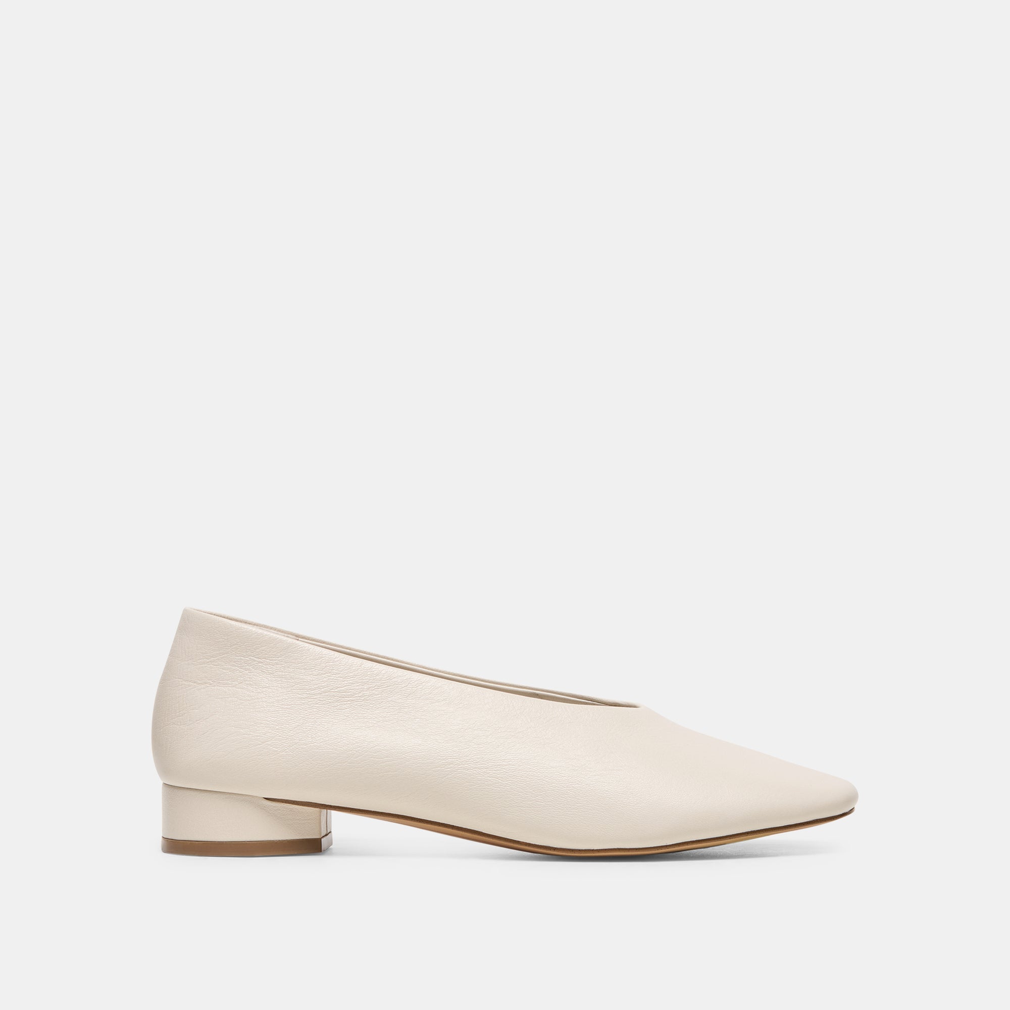 ANDEY BALLET FLATS BONE LEATHER