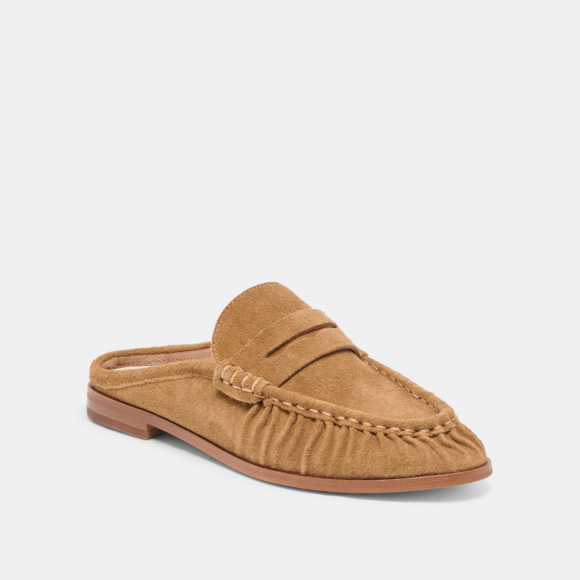 BETZY LOAFERS LT BROWN SUEDE - Image 2