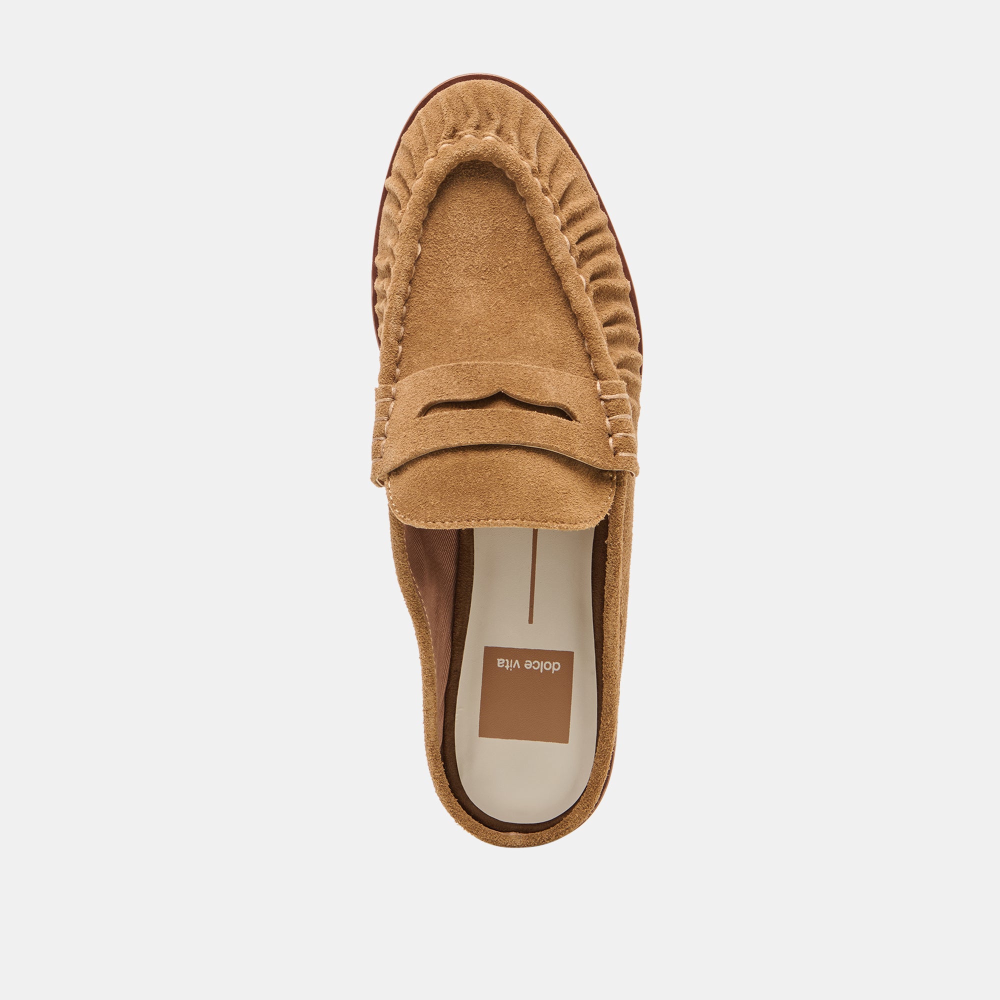 BETZY LOAFERS LT BROWN SUEDE - Image 8