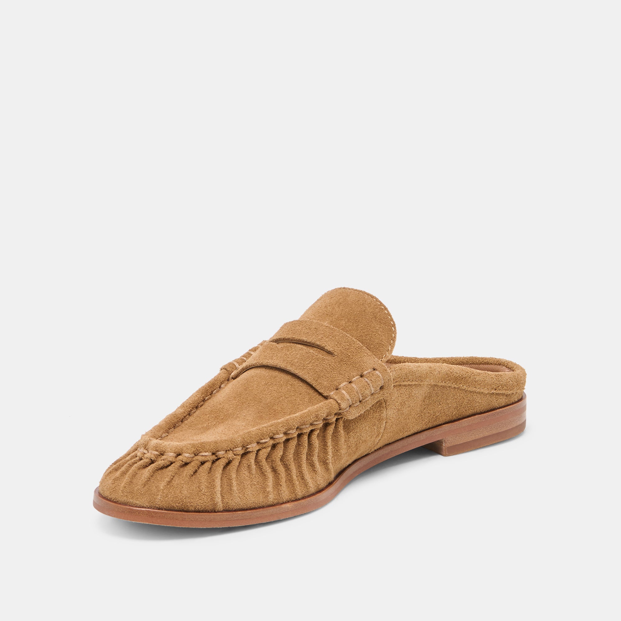 BETZY LOAFERS LT BROWN SUEDE - Image 4