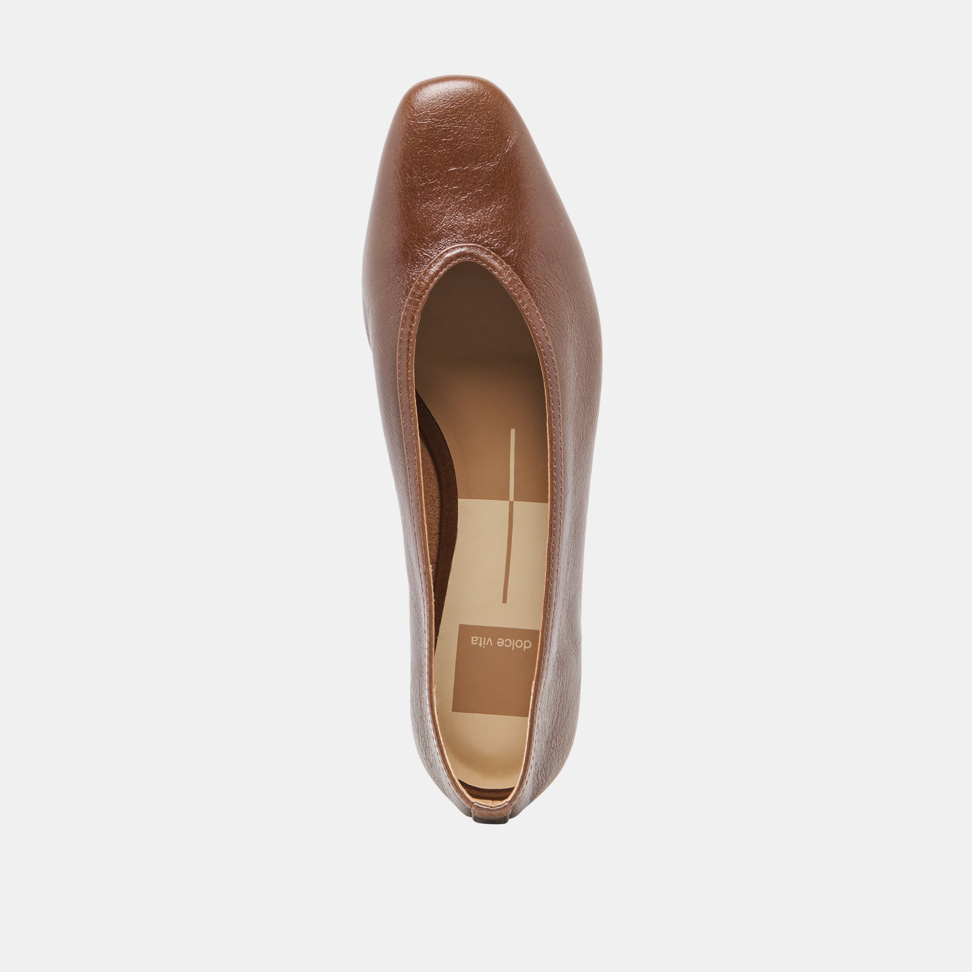 CARET BALLET FLATS RUSSET LEATHER - Image 8