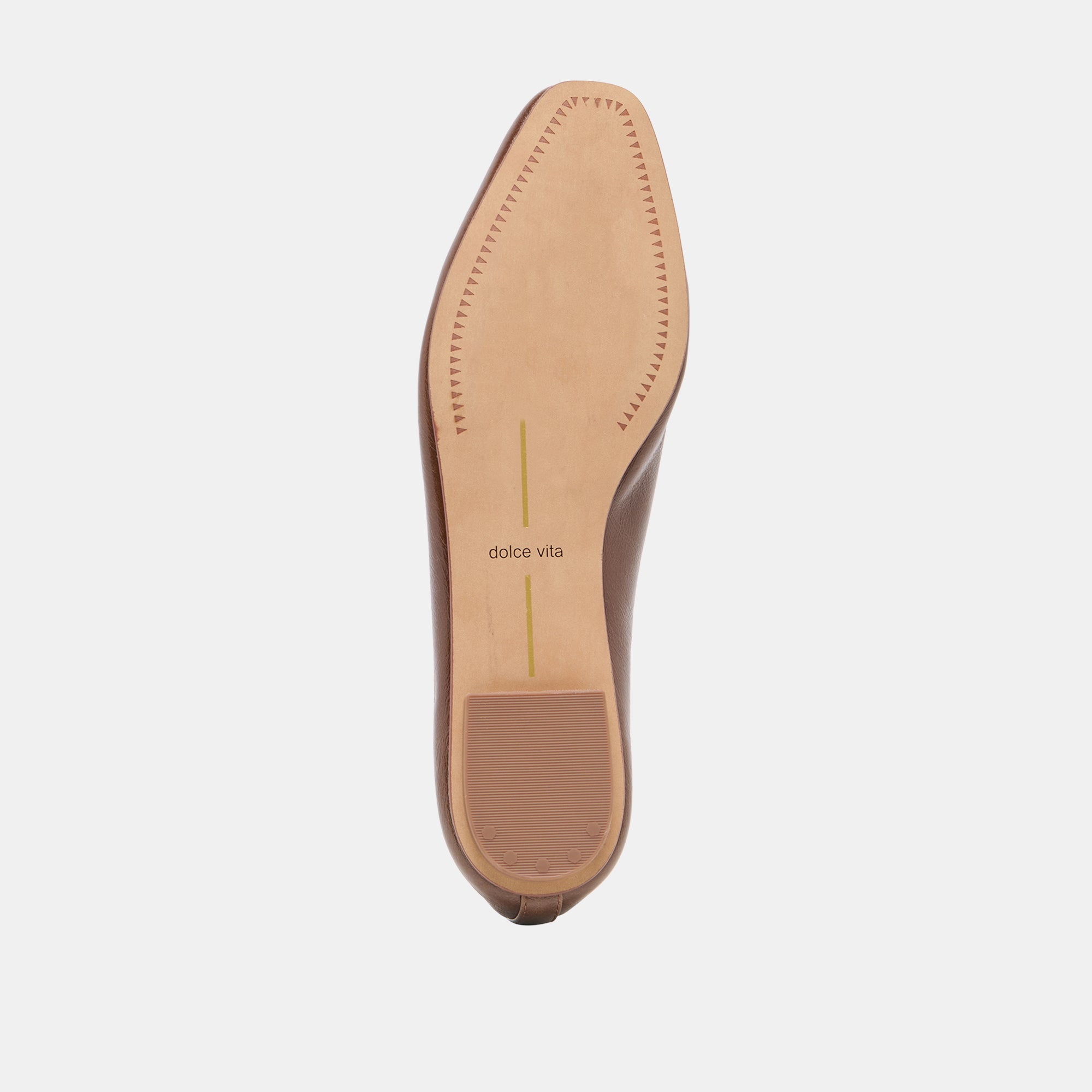 CARET BALLET FLATS RUSSET LEATHER - Image 9