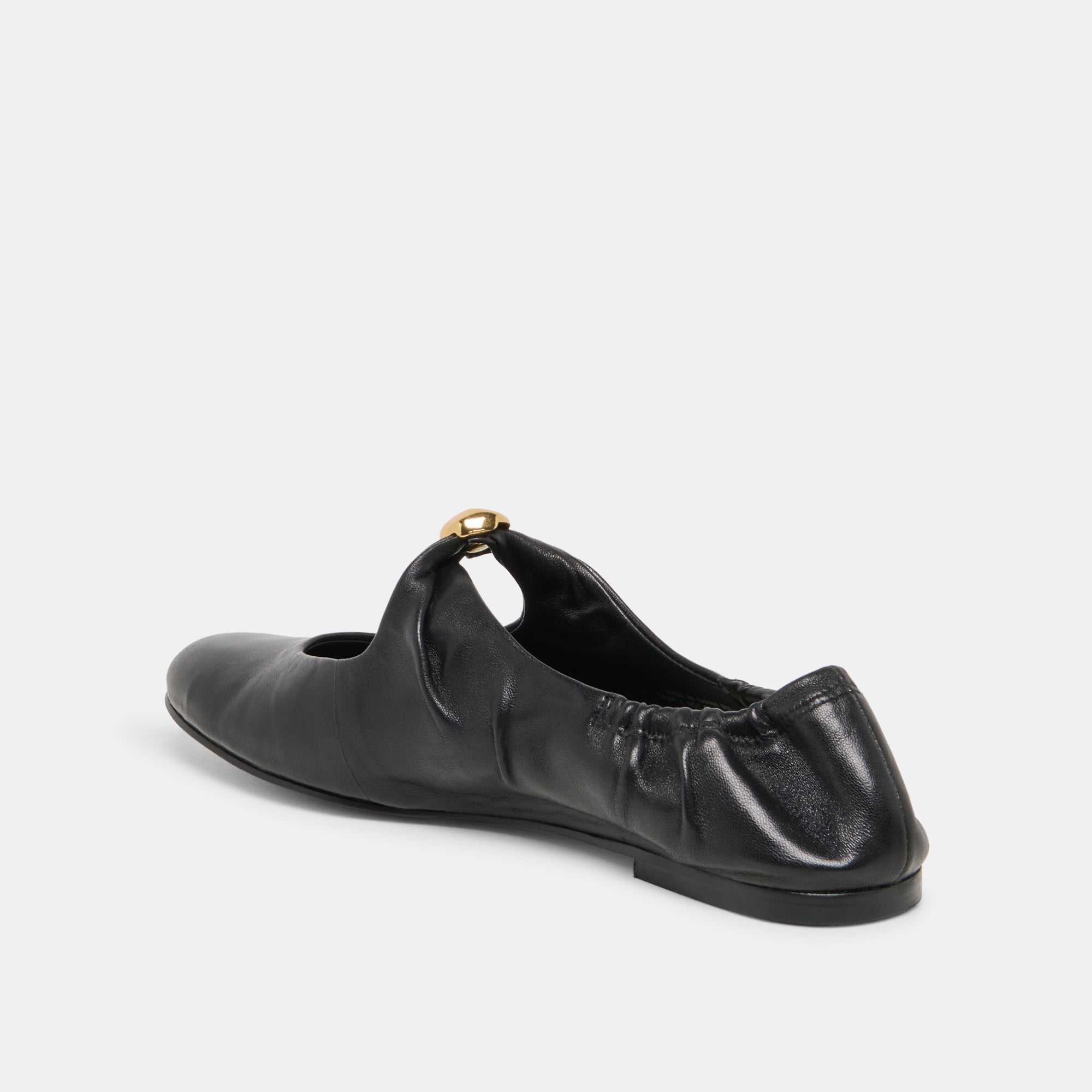 CORNEL FLATS BLACK LEATHER - Image 7