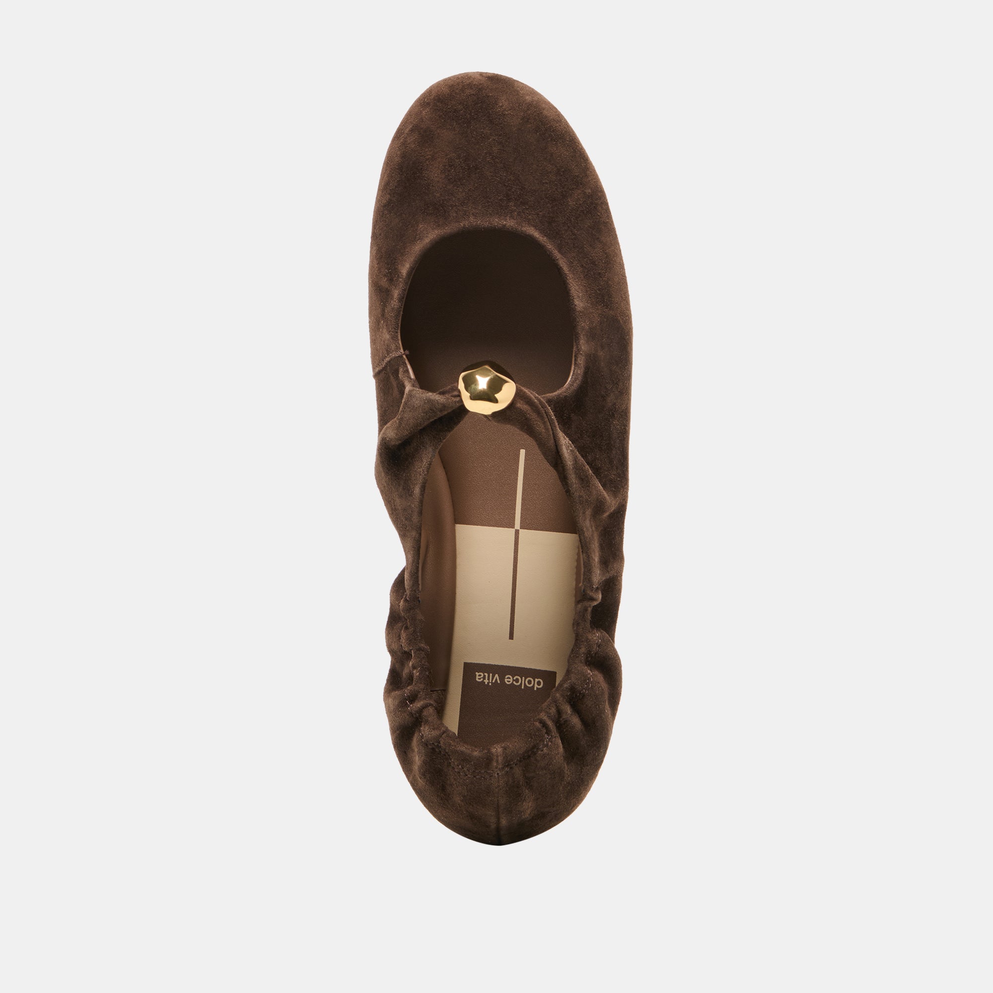 CORNEL FLATS DK BROWN SUEDE - Image 8