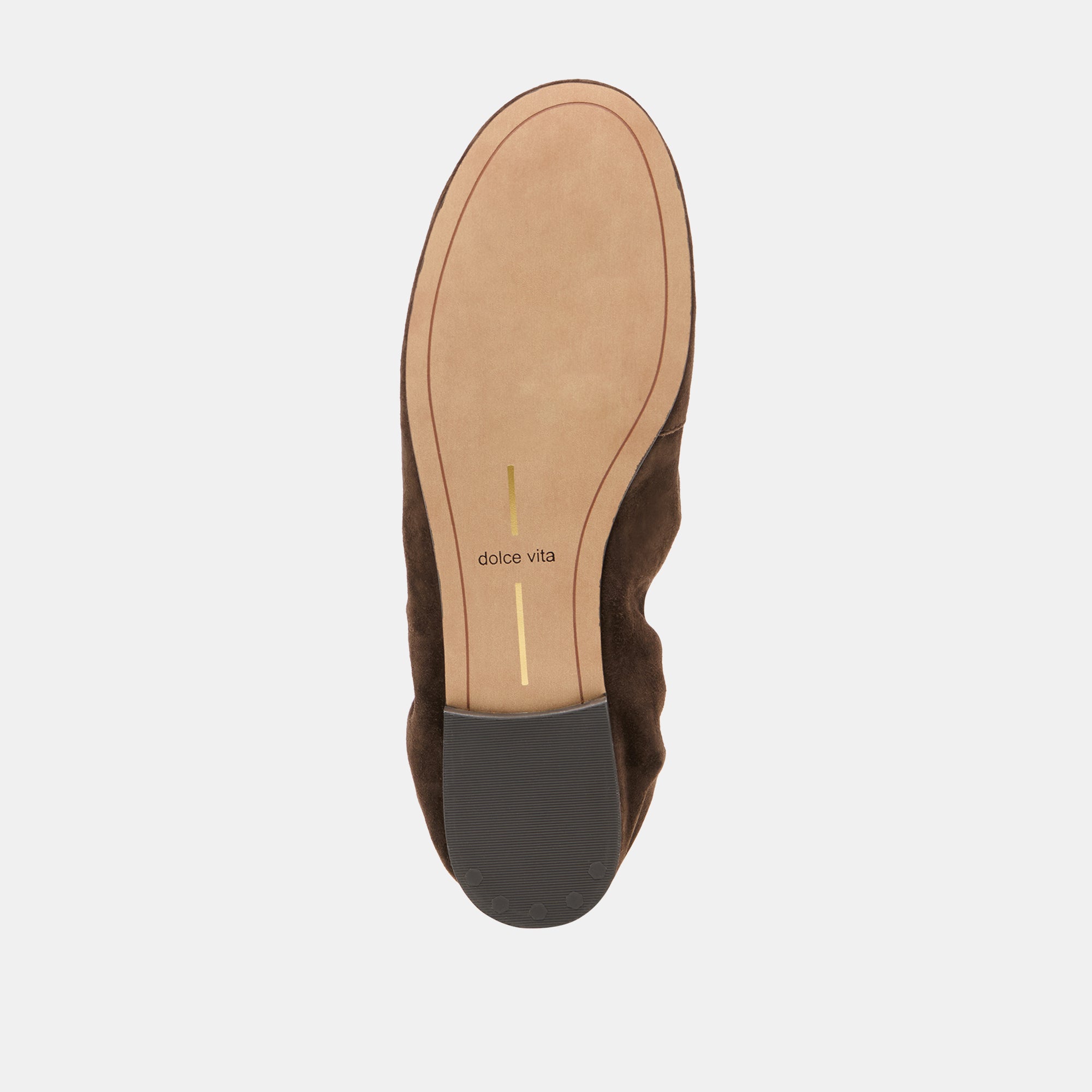 CORNEL FLATS DK BROWN SUEDE - Image 9
