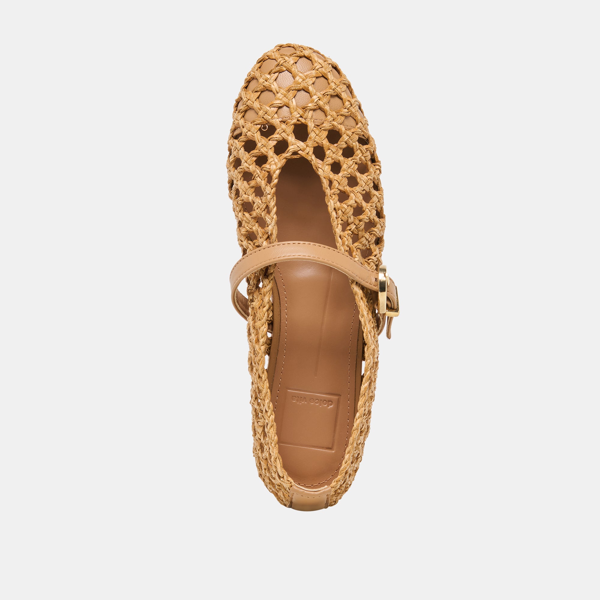 DOVER BALLET FLATS TAN WOVEN STELLA - Image 9