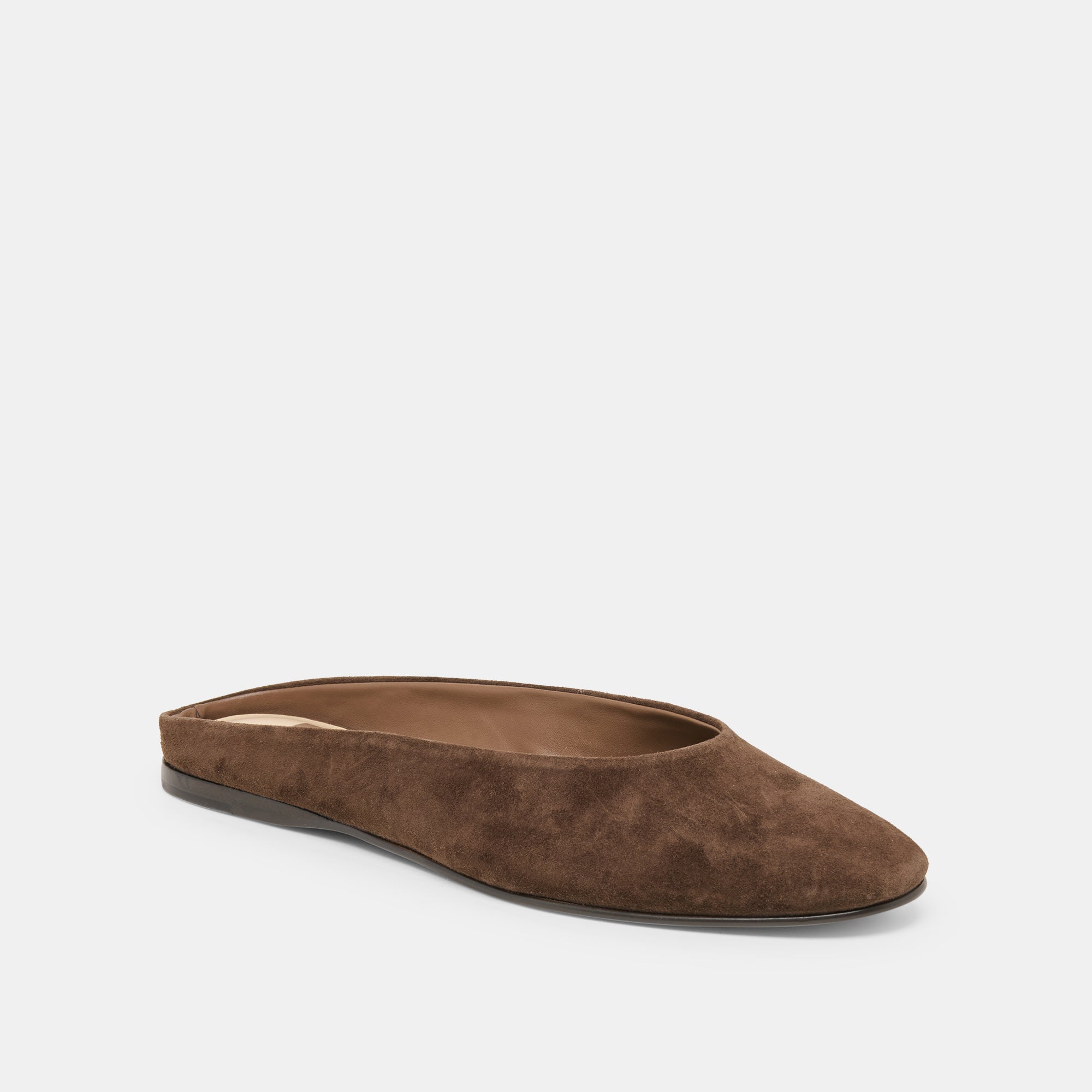 EILA FLATS DK BROWN SUEDE - Image 3