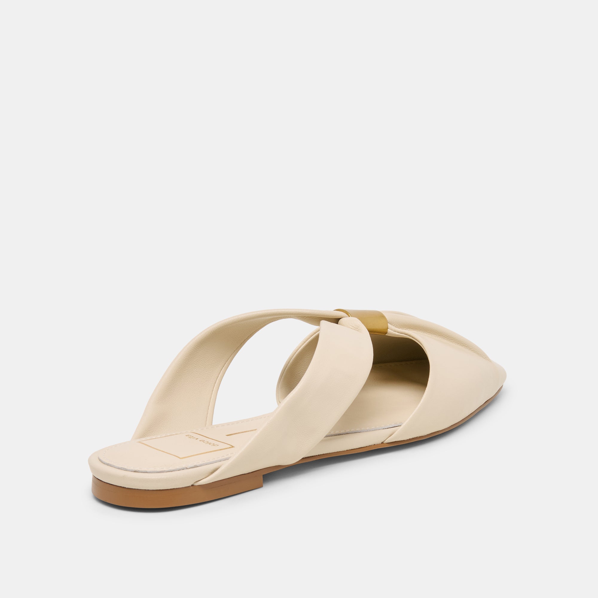 FRANEY FLATS WHITE LEATHER - Image 3