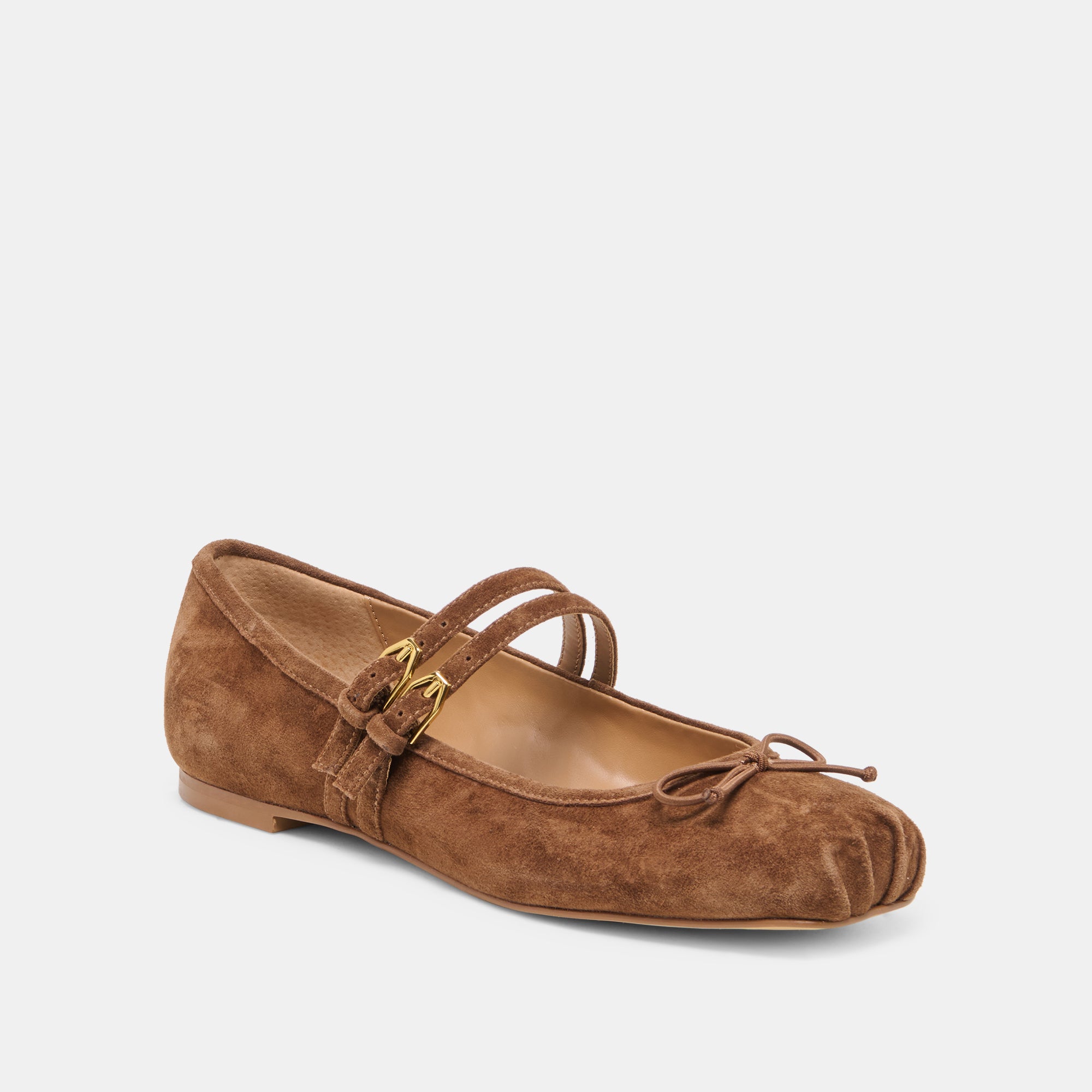 GIBSEN BALLET FLATS COCOA SUEDE - Image 2