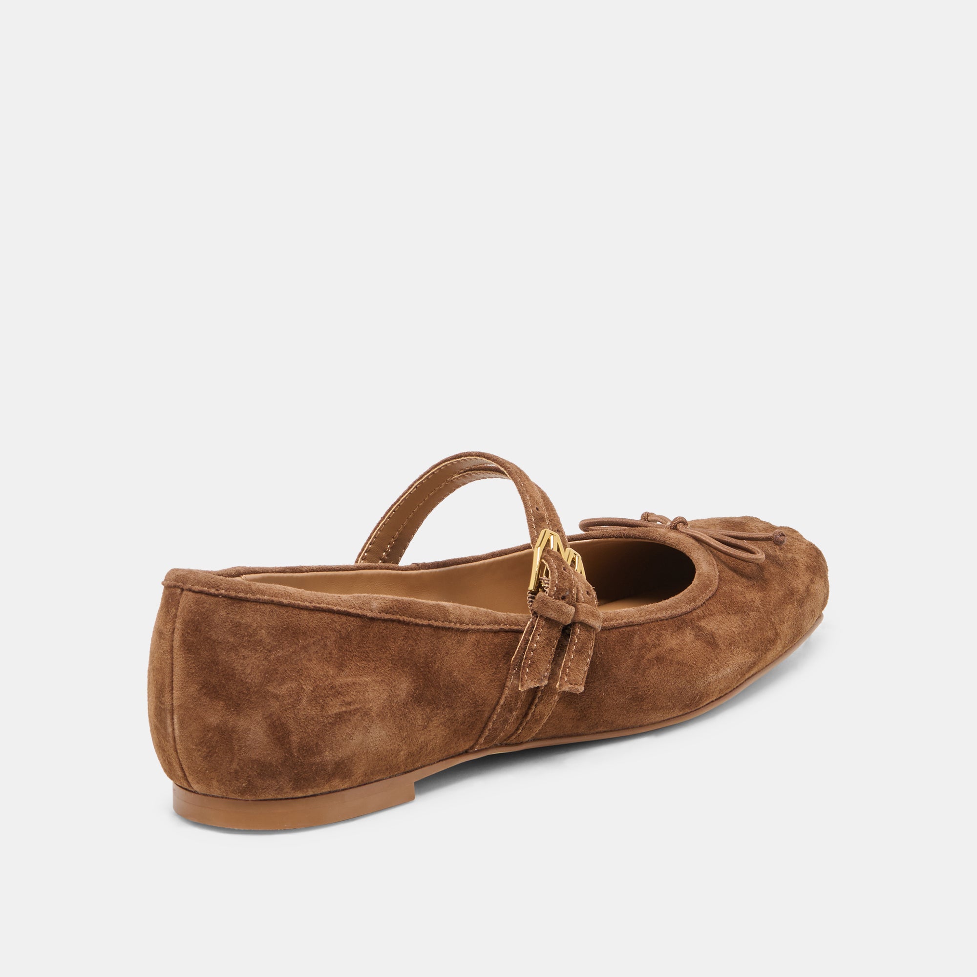 GIBSEN BALLET FLATS COCOA SUEDE - Image 3