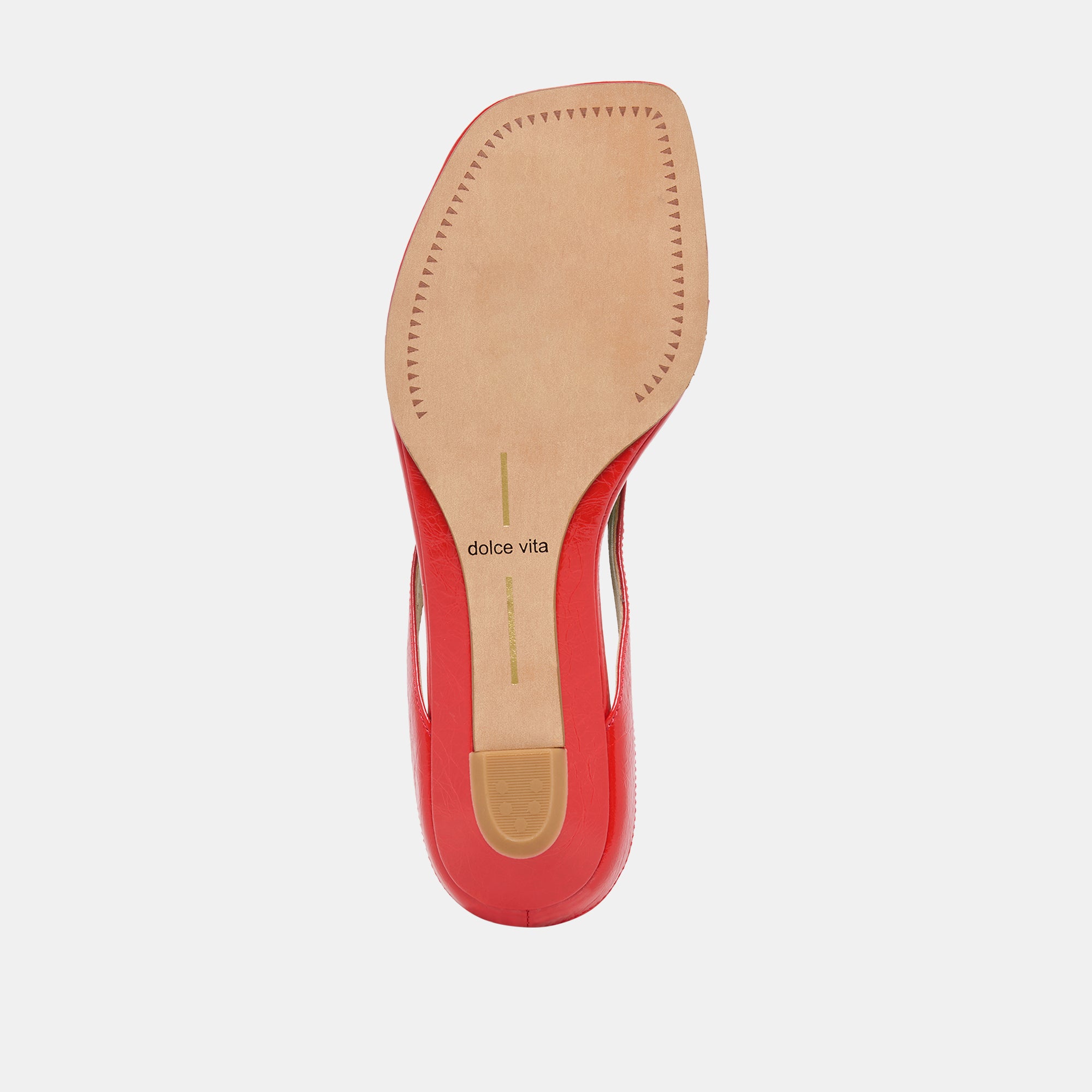 GIZEL SANDALS RED CRINKLE PATENT - Image 9