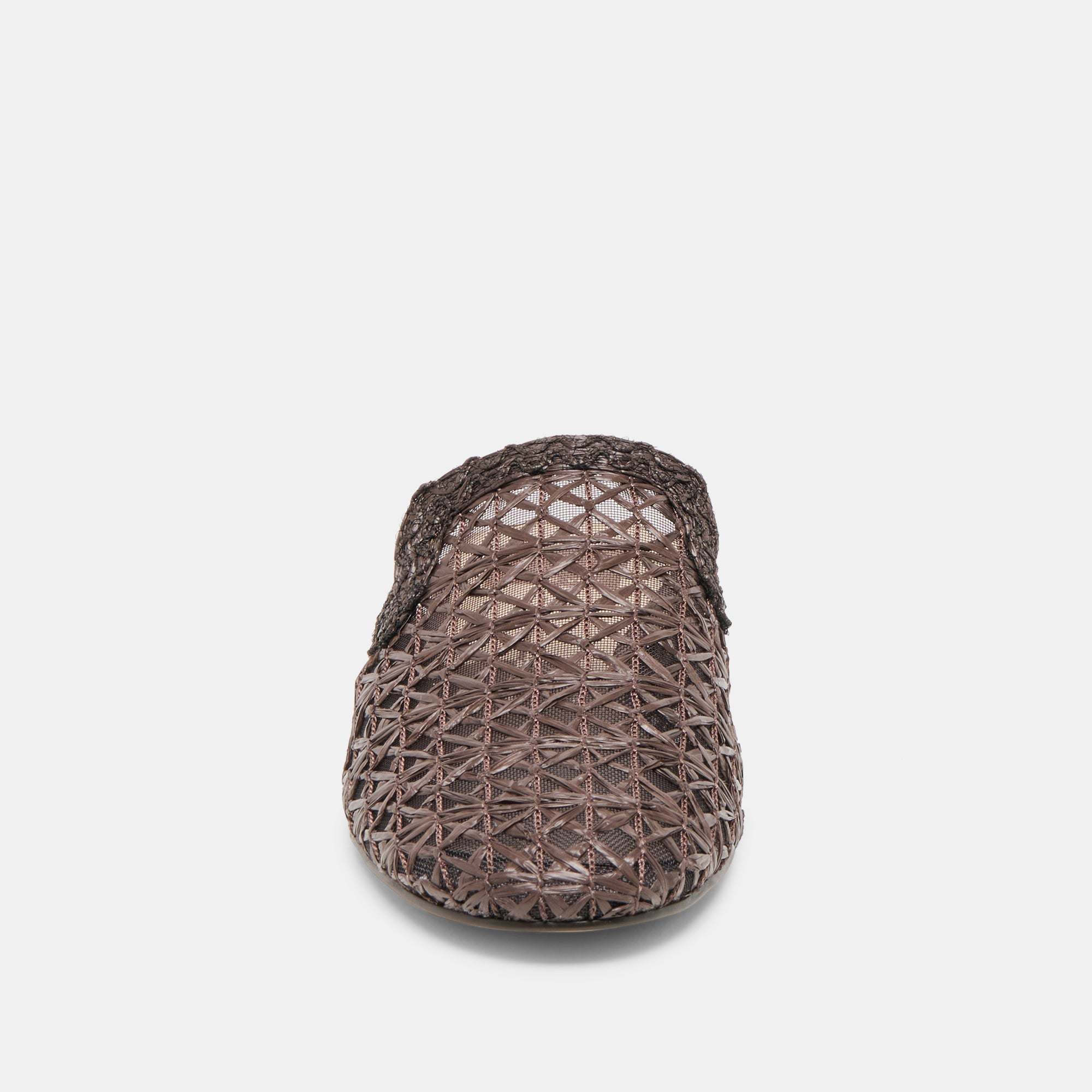 KIRT FLATS CHOCOLATE CROSS HATCH RAFFIA - Image 6