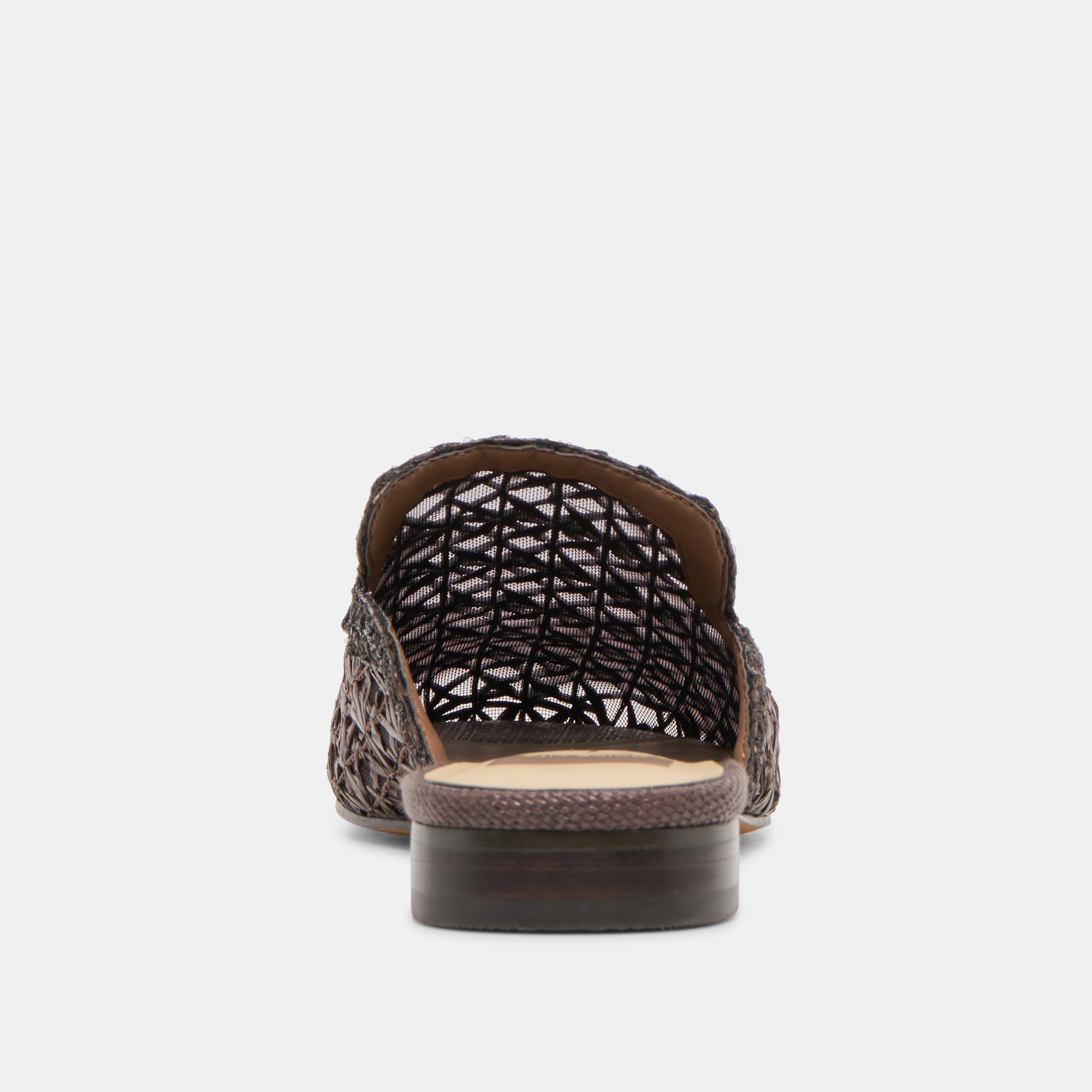 KIRT FLATS CHOCOLATE CROSS HATCH RAFFIA - Image 7