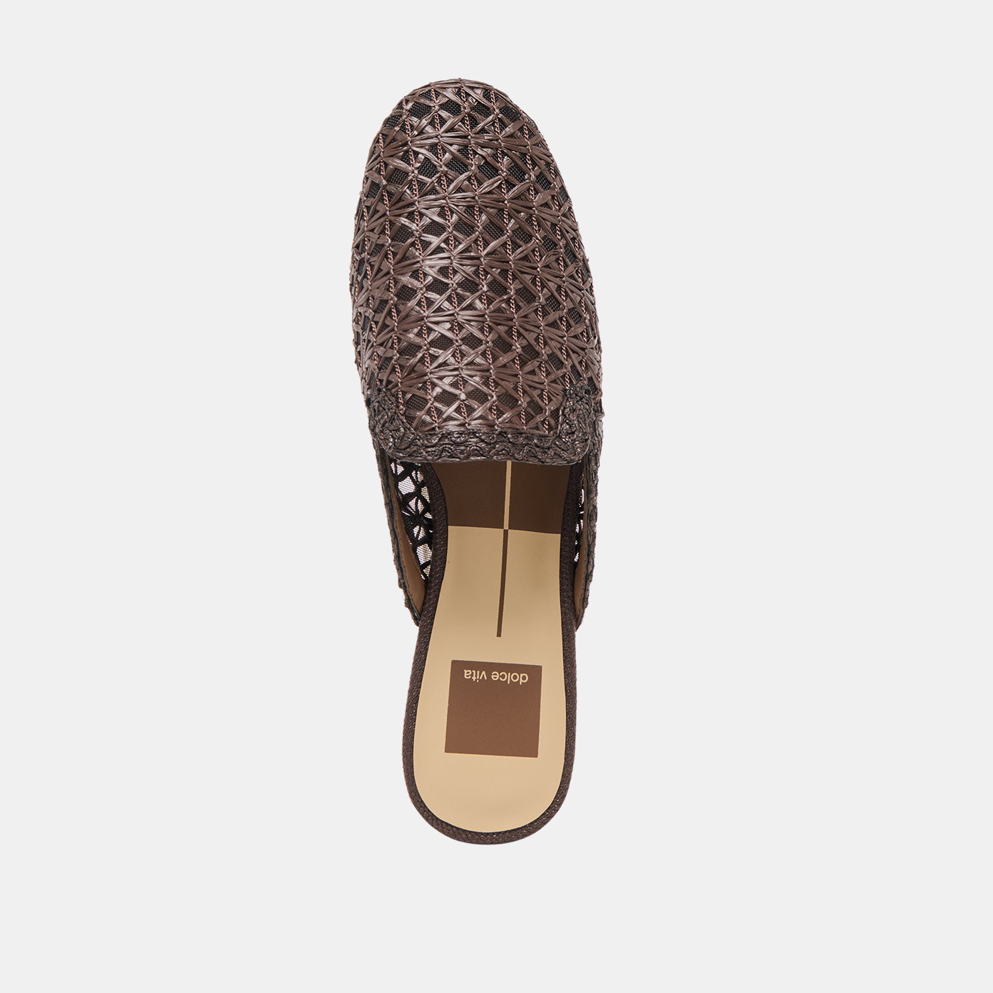 KIRT FLATS CHOCOLATE CROSS HATCH RAFFIA - Image 8