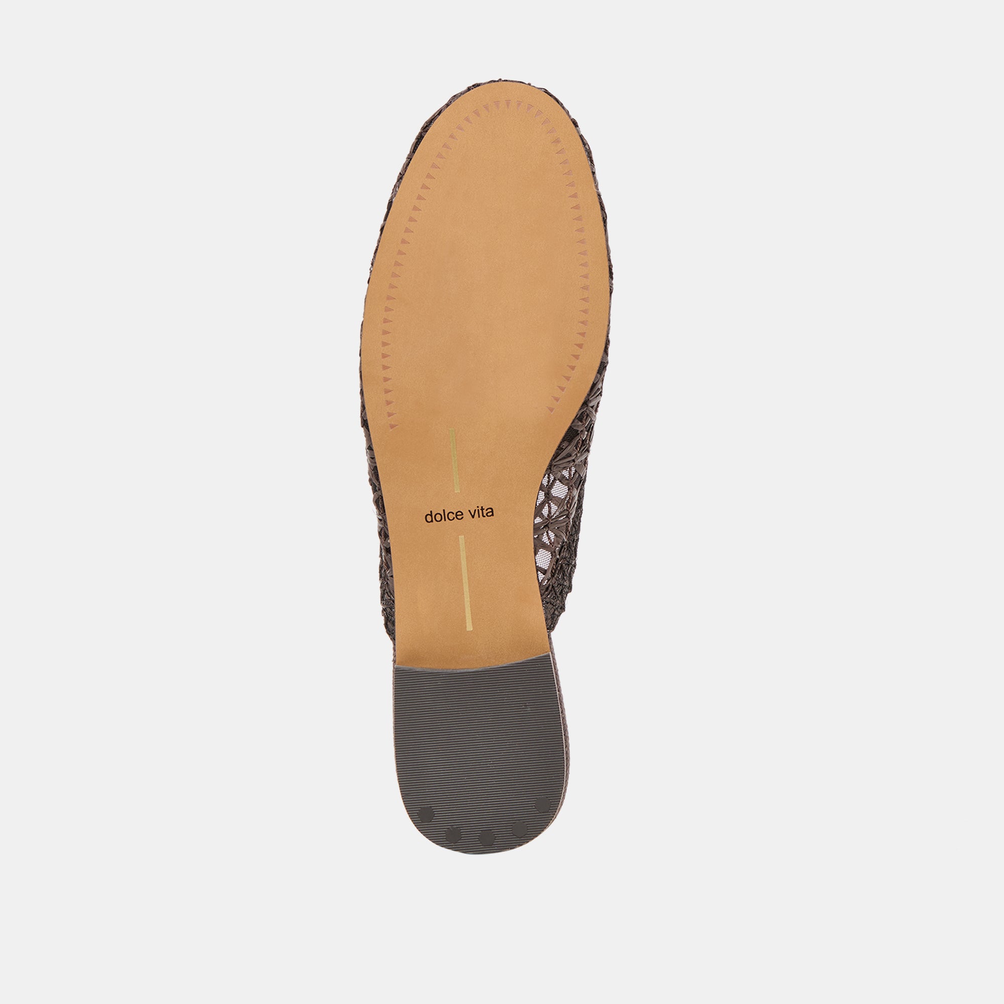 KIRT FLATS CHOCOLATE CROSS HATCH RAFFIA - Image 9