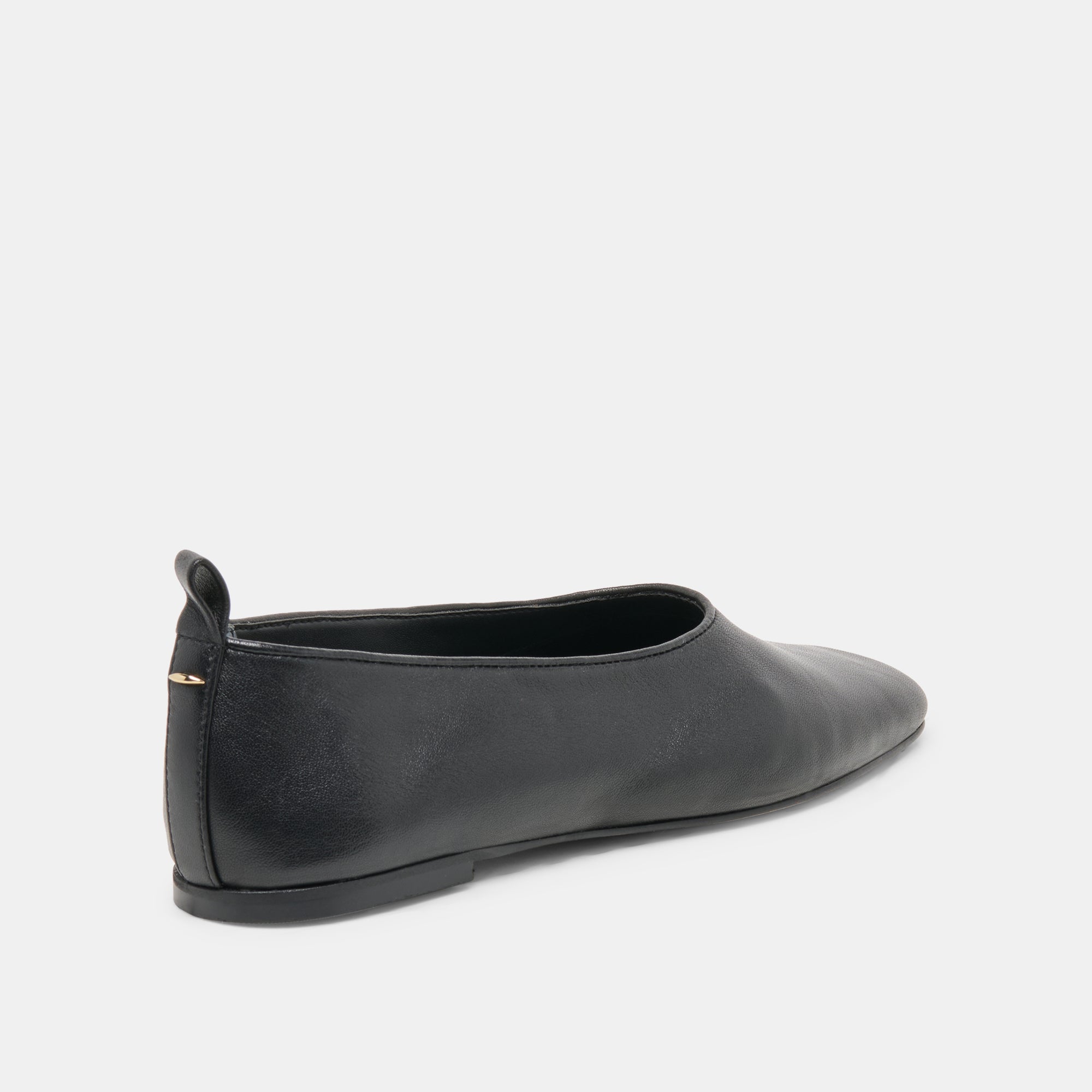 KORY BALLET FLATS BLACK LEATHER - Image 3