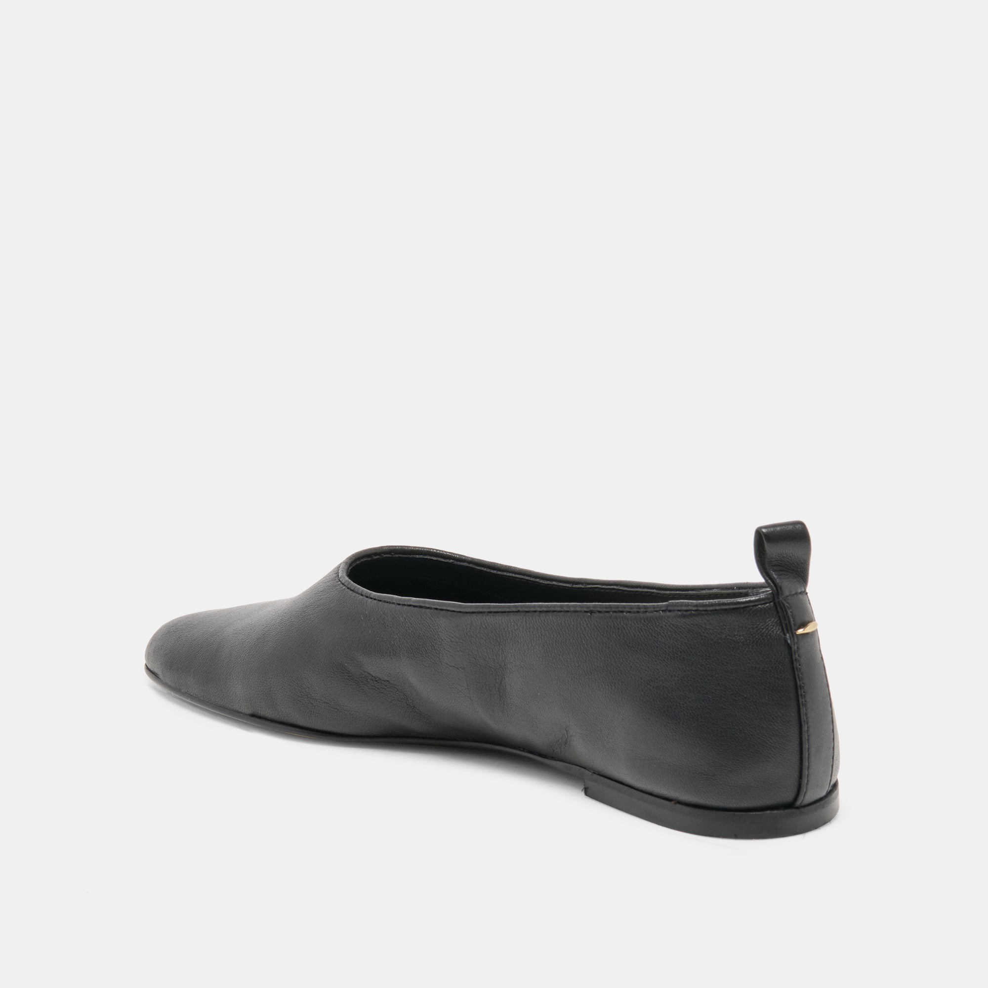KORY BALLET FLATS BLACK LEATHER - Image 5