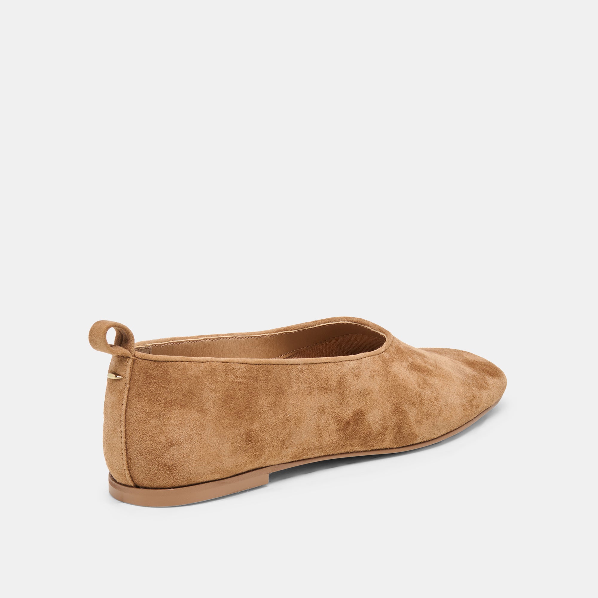 KORY BALLET FLATS LT BROWN SUEDE - Image 3