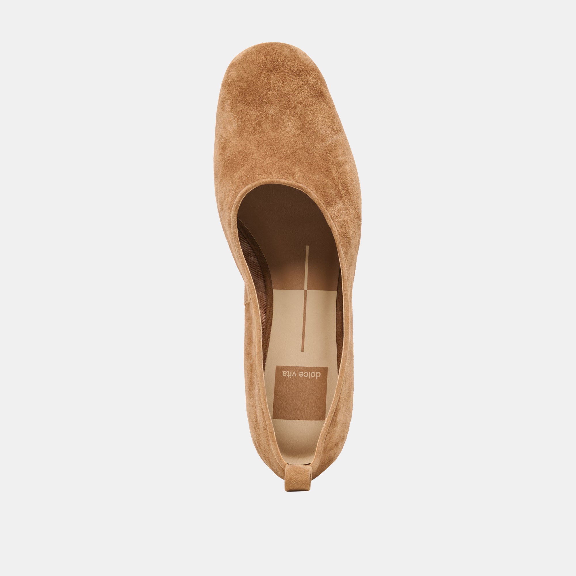 KORY BALLET FLATS LT BROWN SUEDE - Image 8