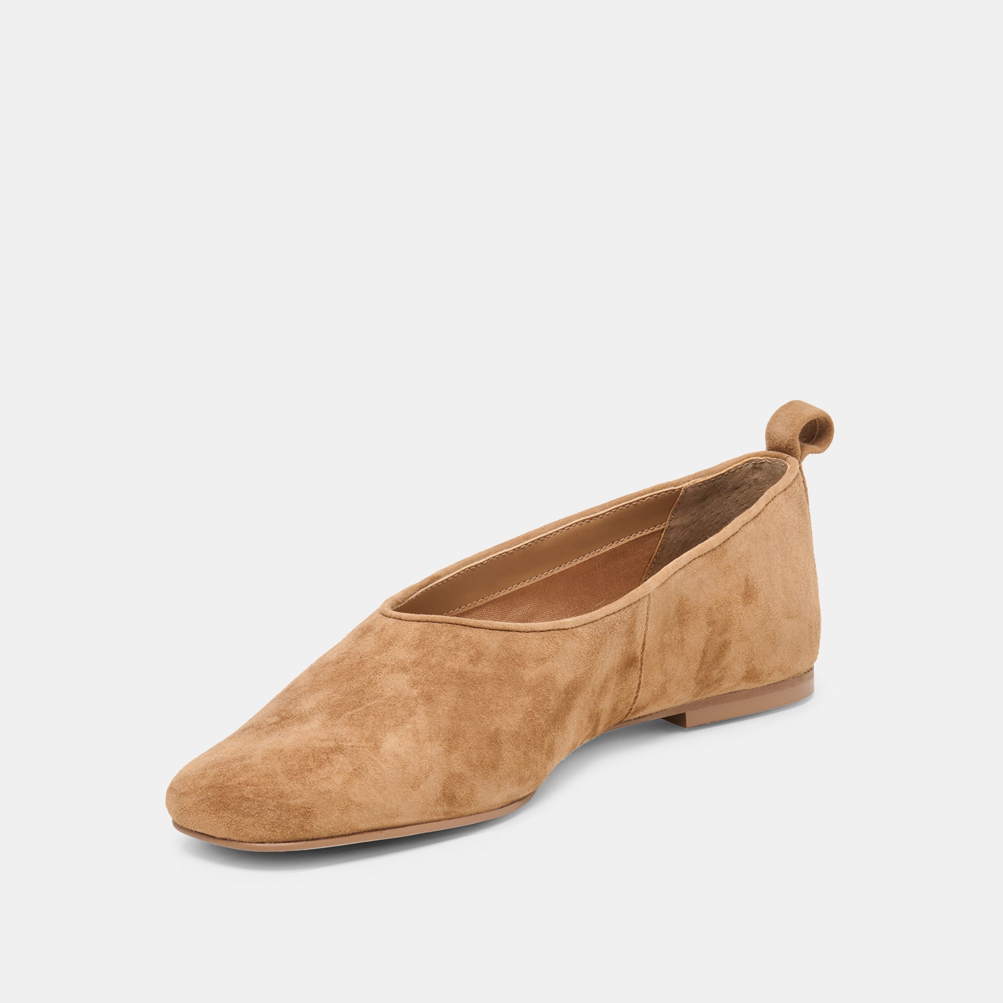 KORY BALLET FLATS LT BROWN SUEDE - Image 4