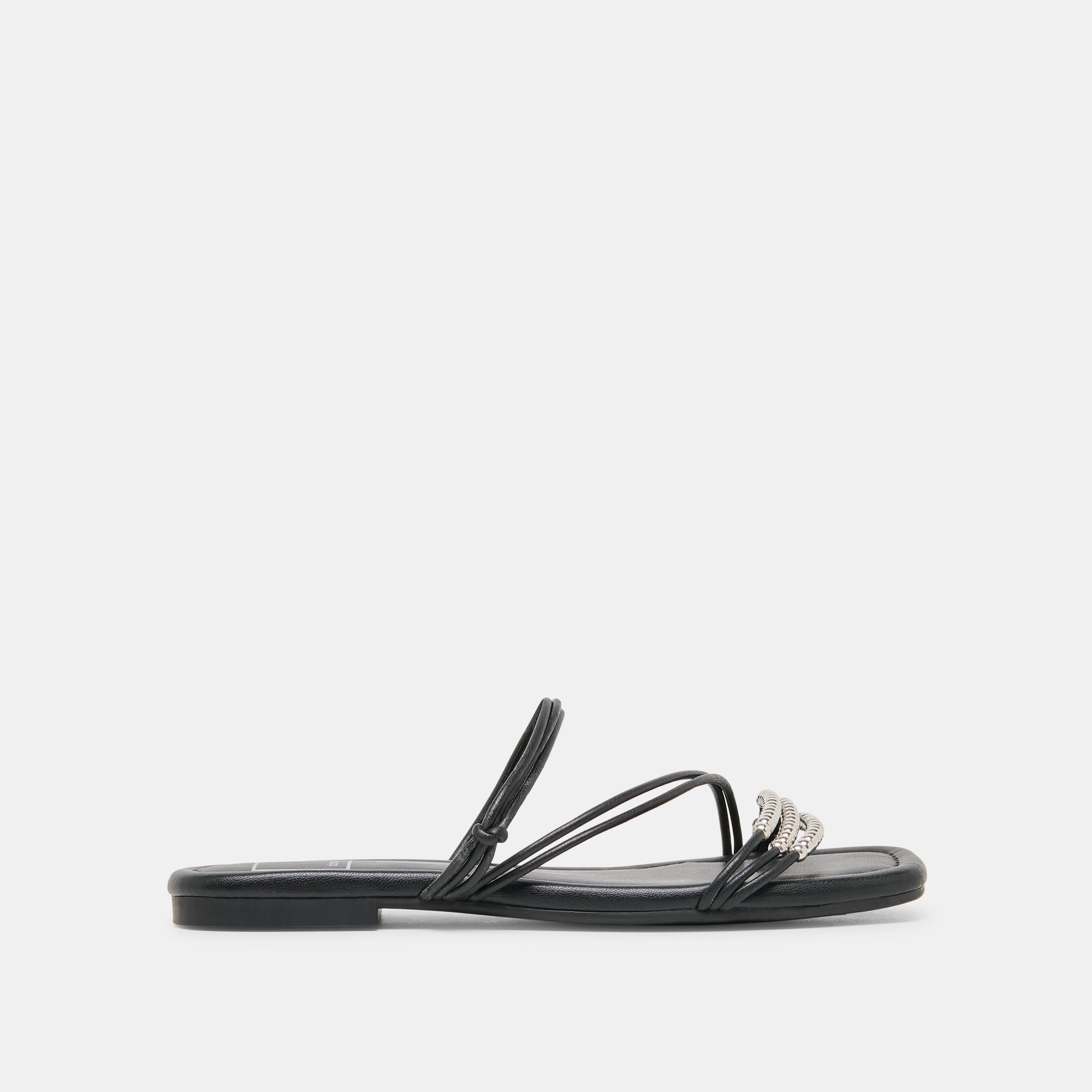 LYNDEE BEAD SANDALS BLACK STELLA