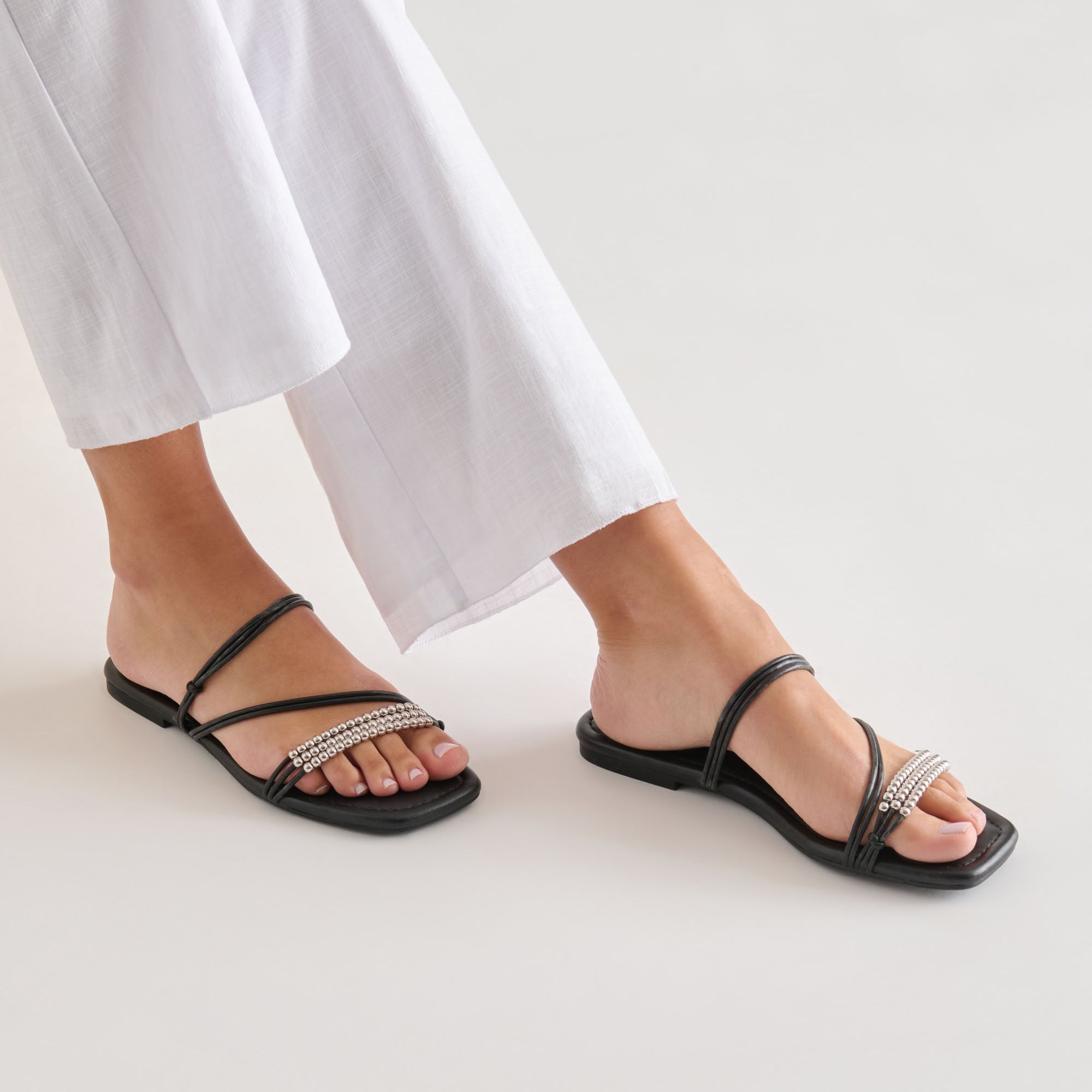 LYNDEE BEAD SANDALS BLACK STELLA - Image 2