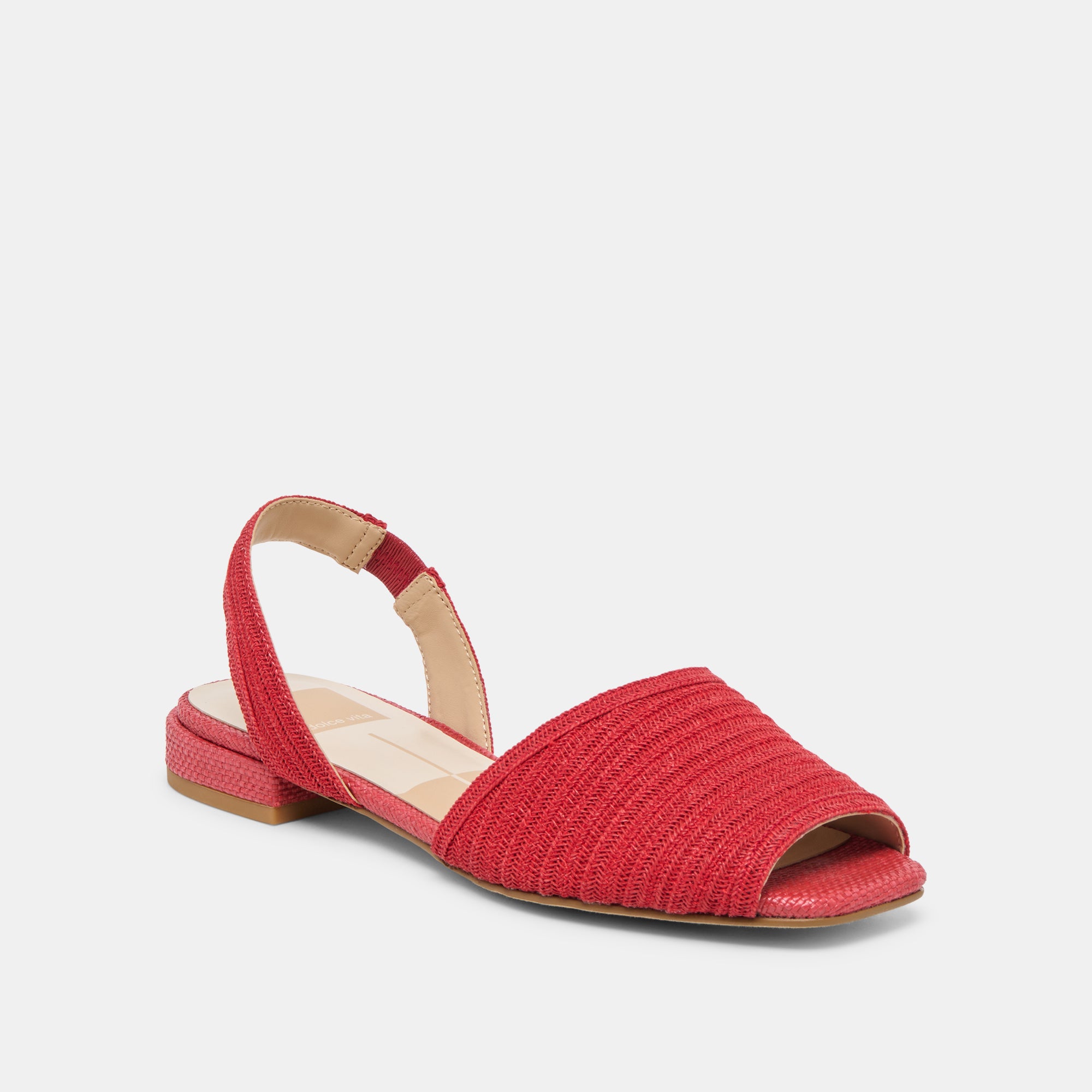 MARZY SANDALS RED RAFFIA - Image 2