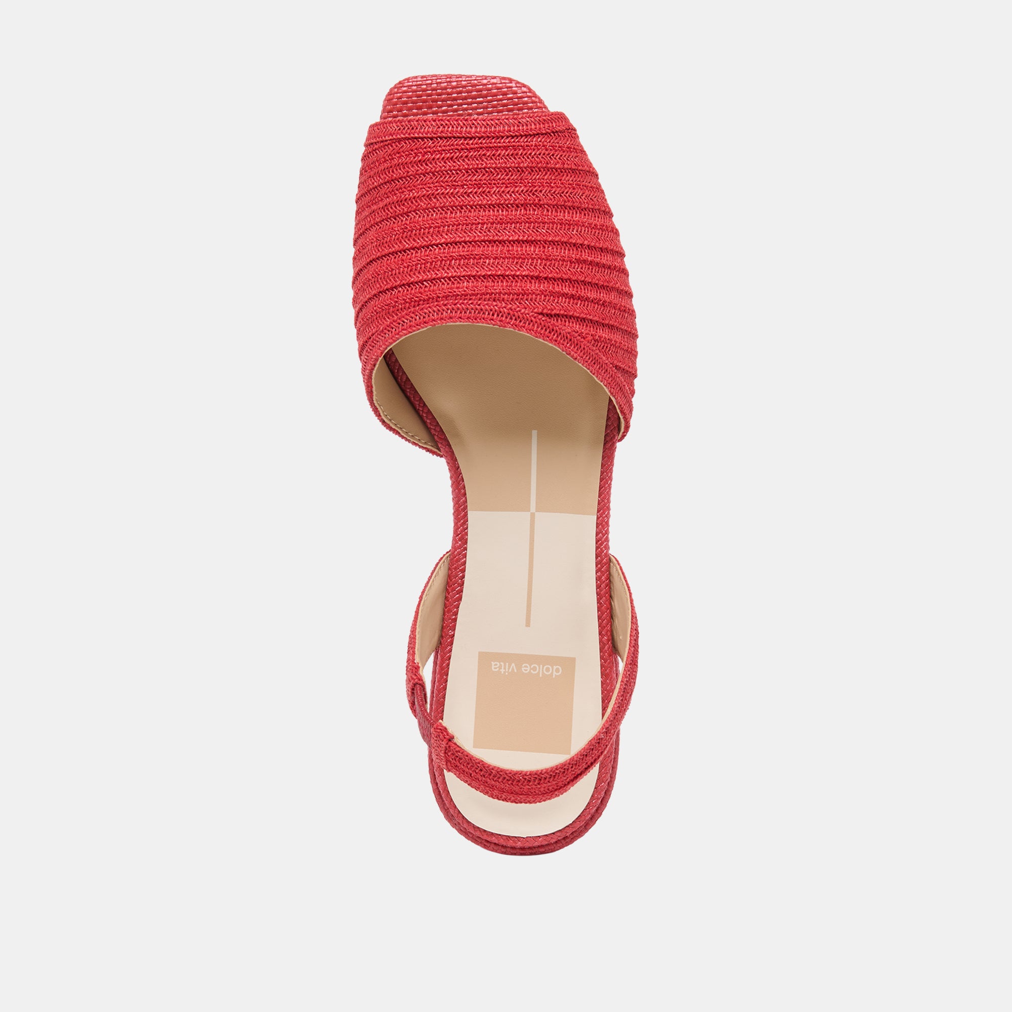 MARZY SANDALS RED RAFFIA - Image 8
