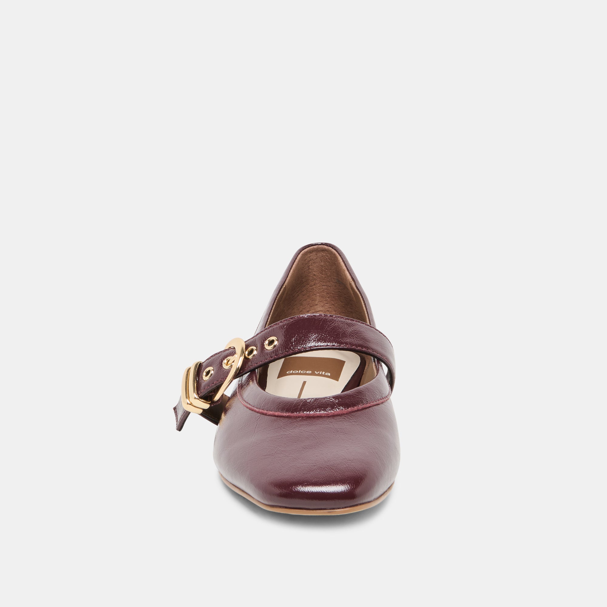 MIKEL BALLET FLATS PLUM LEATHER - Image 6