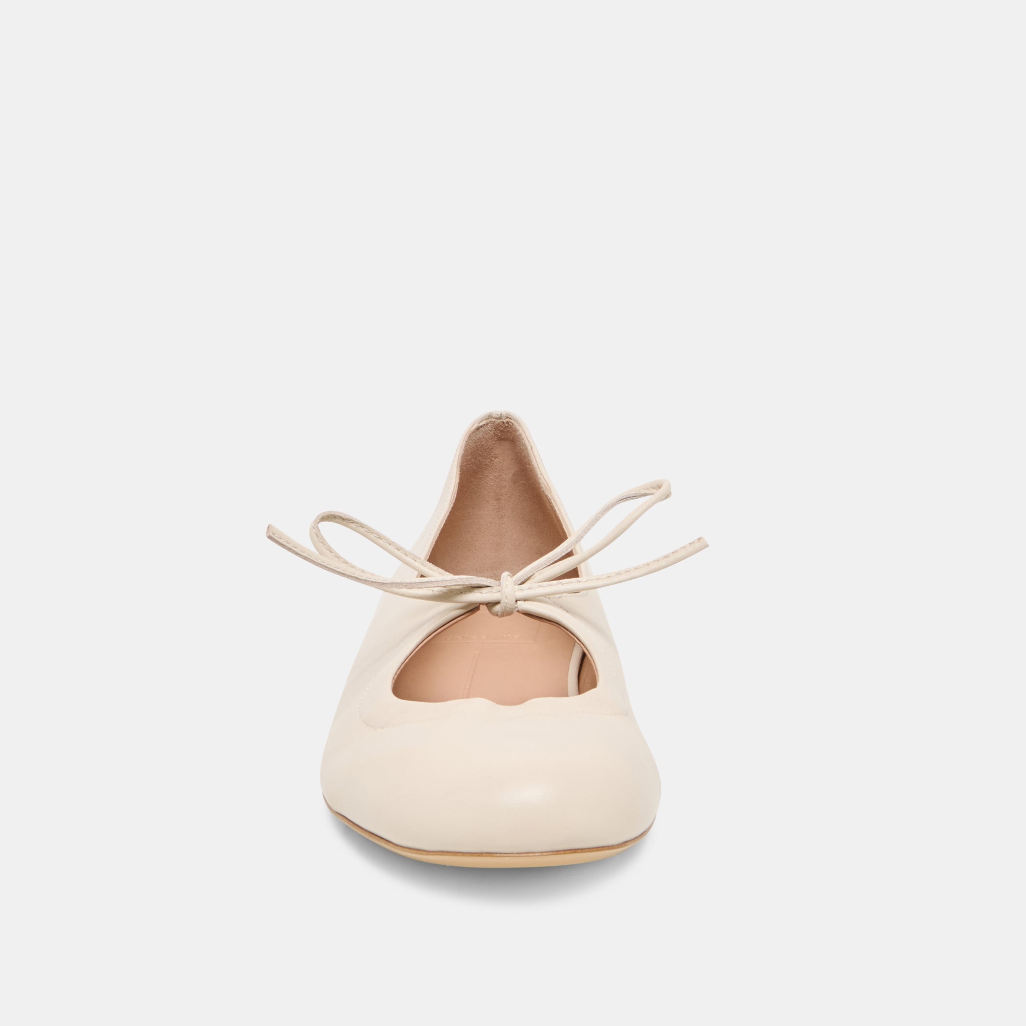PAZEY BALLET FLATS BONE LEATHER - Image 7