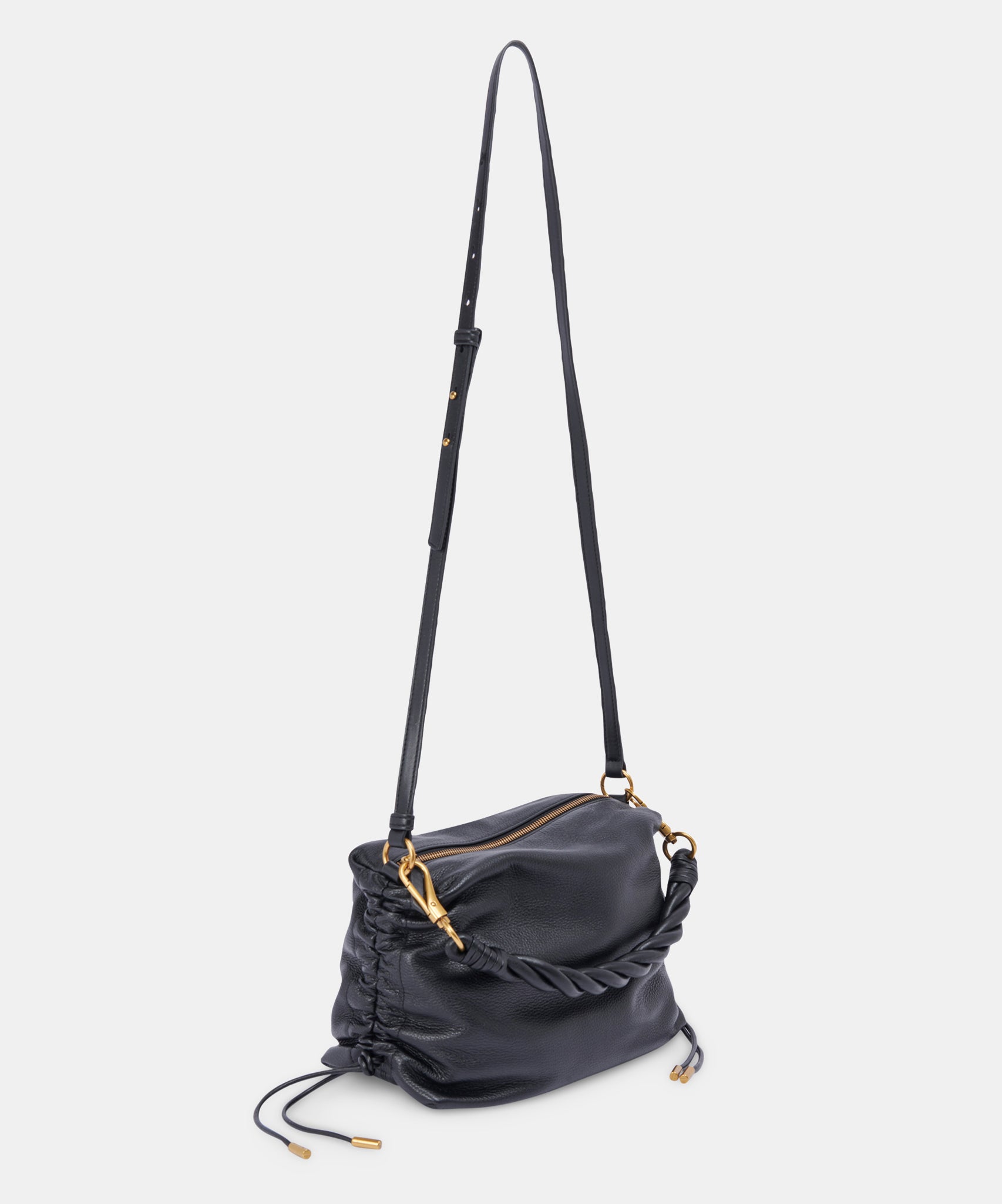 PRESTON SHOULDER/CROSSBODY BLACK LEATHER - Image 3