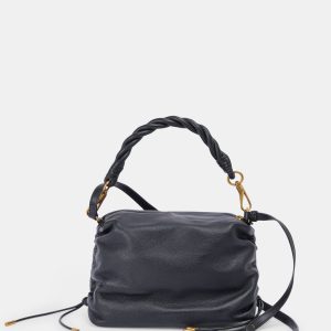 PRESTON SHOULDER/CROSSBODY BLACK LEATHER