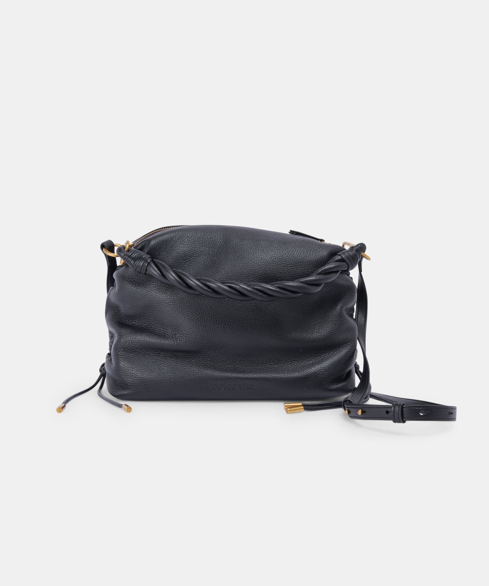 PRESTON SHOULDER/CROSSBODY BLACK LEATHER - Image 5