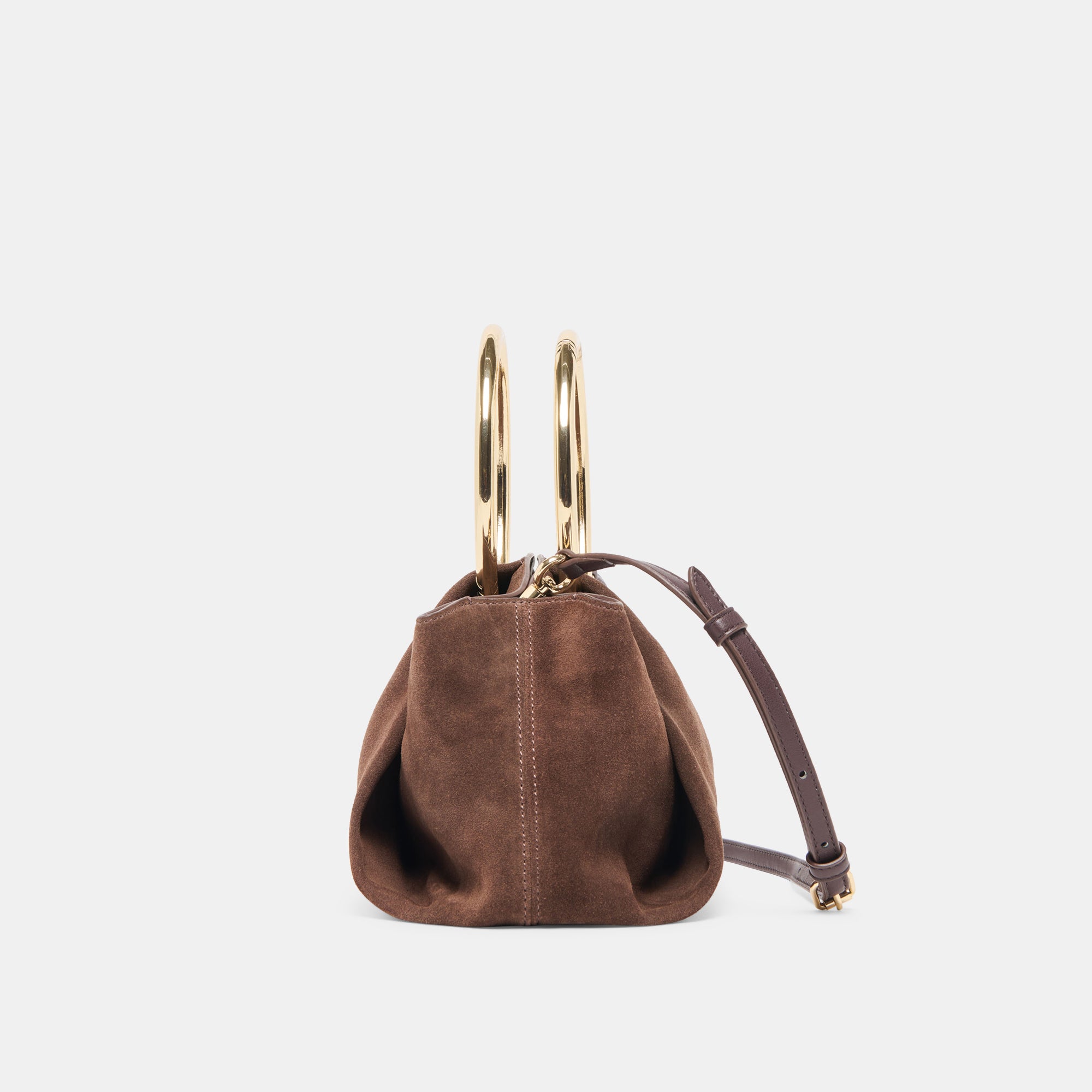 CHANNING HANDBAG ESPRESSO SUEDE - Image 5