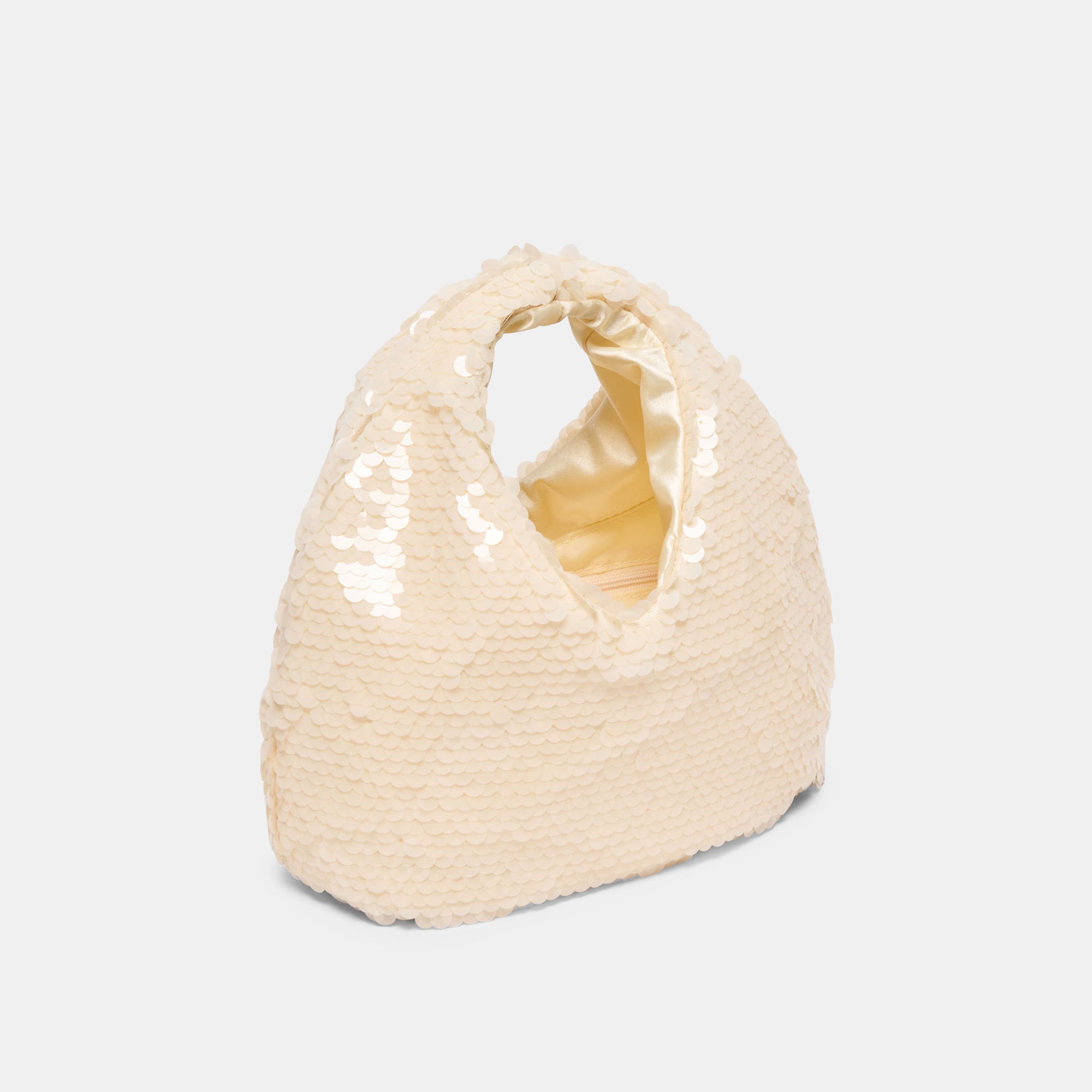 DAHLIA SEQUIN HANDBAG IVORY SEQUIN - Image 3