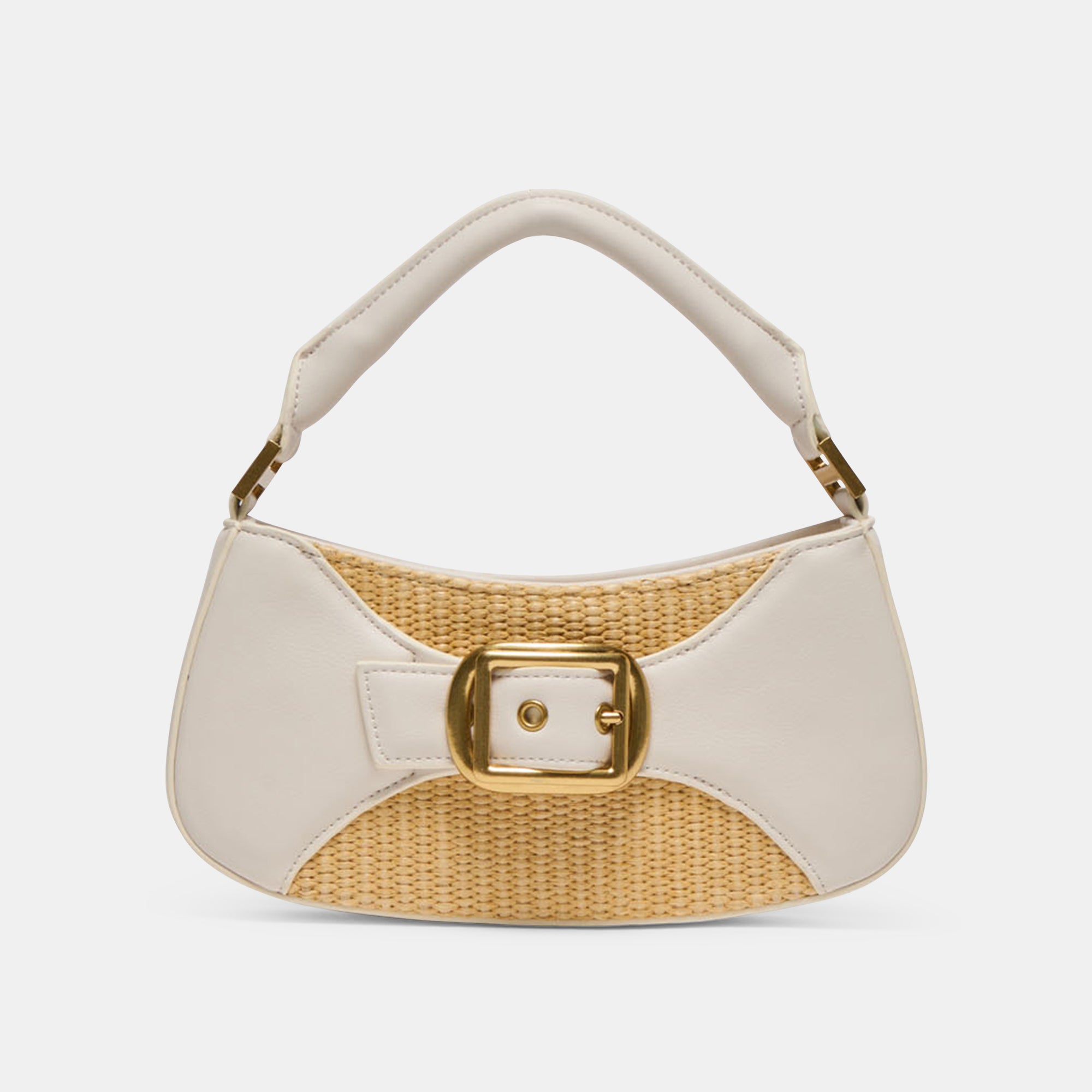 NUALA RAFFIA HANDBAG WHITE STELLA - Image 3
