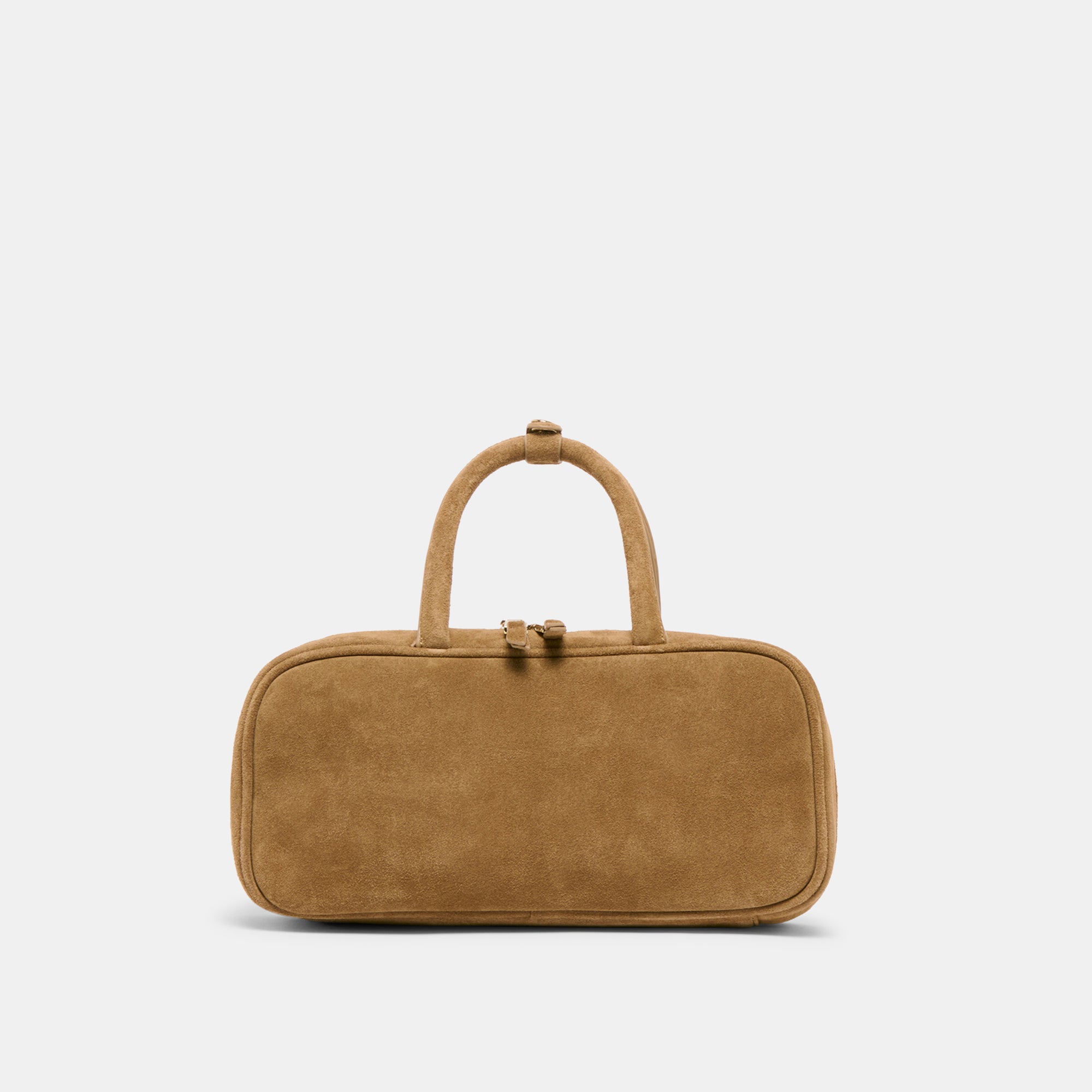 SANTINA HANDBAG TAUPE SUEDE - Image 4