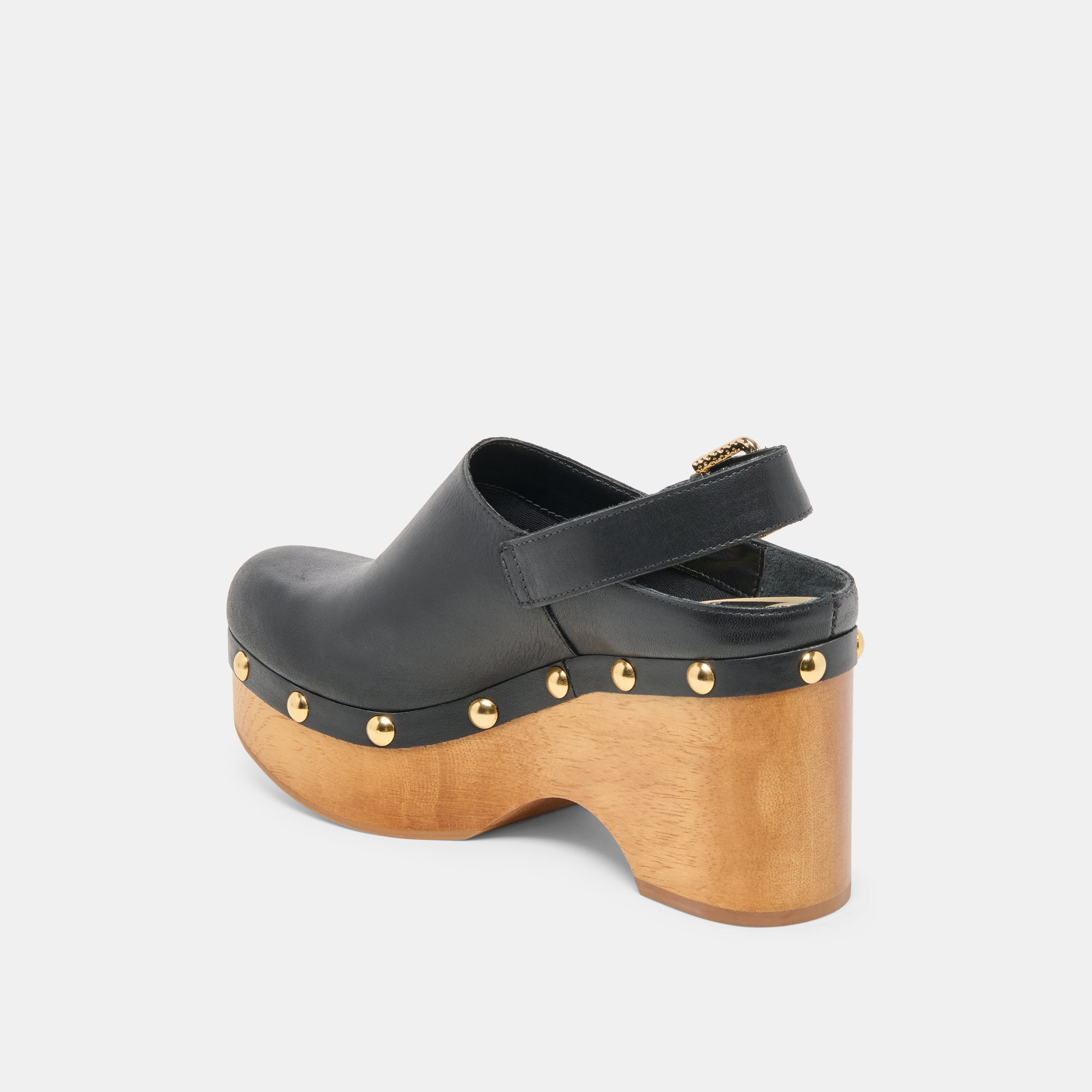 ADELAN CLOGS BLACK LEATHER - Image 5