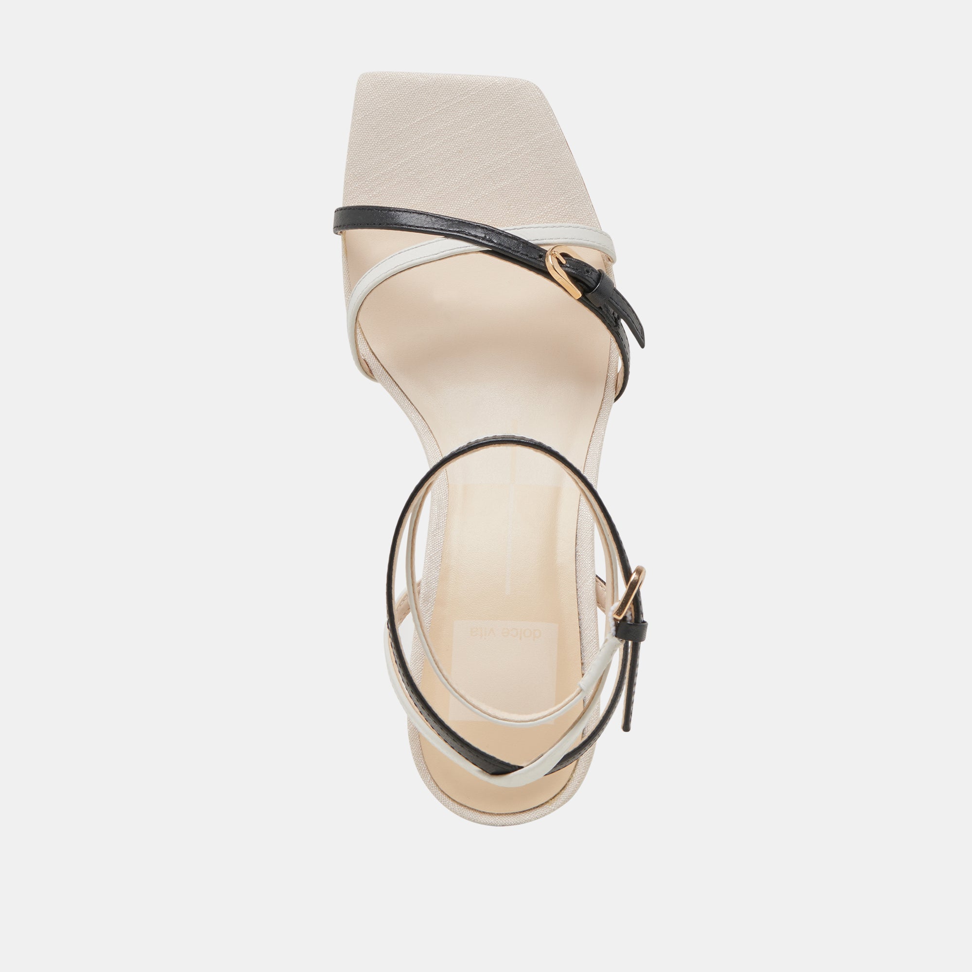 BAMBY HEELS WHITE BLACK LEATHER - Image 10